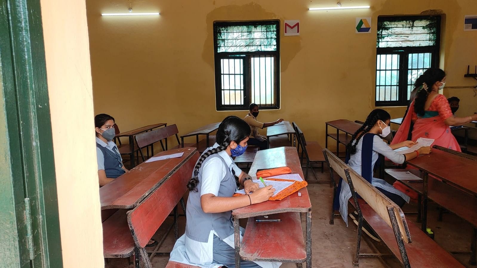 <div class="paragraphs"><p>A file image of students writing SSLC exam.</p></div>