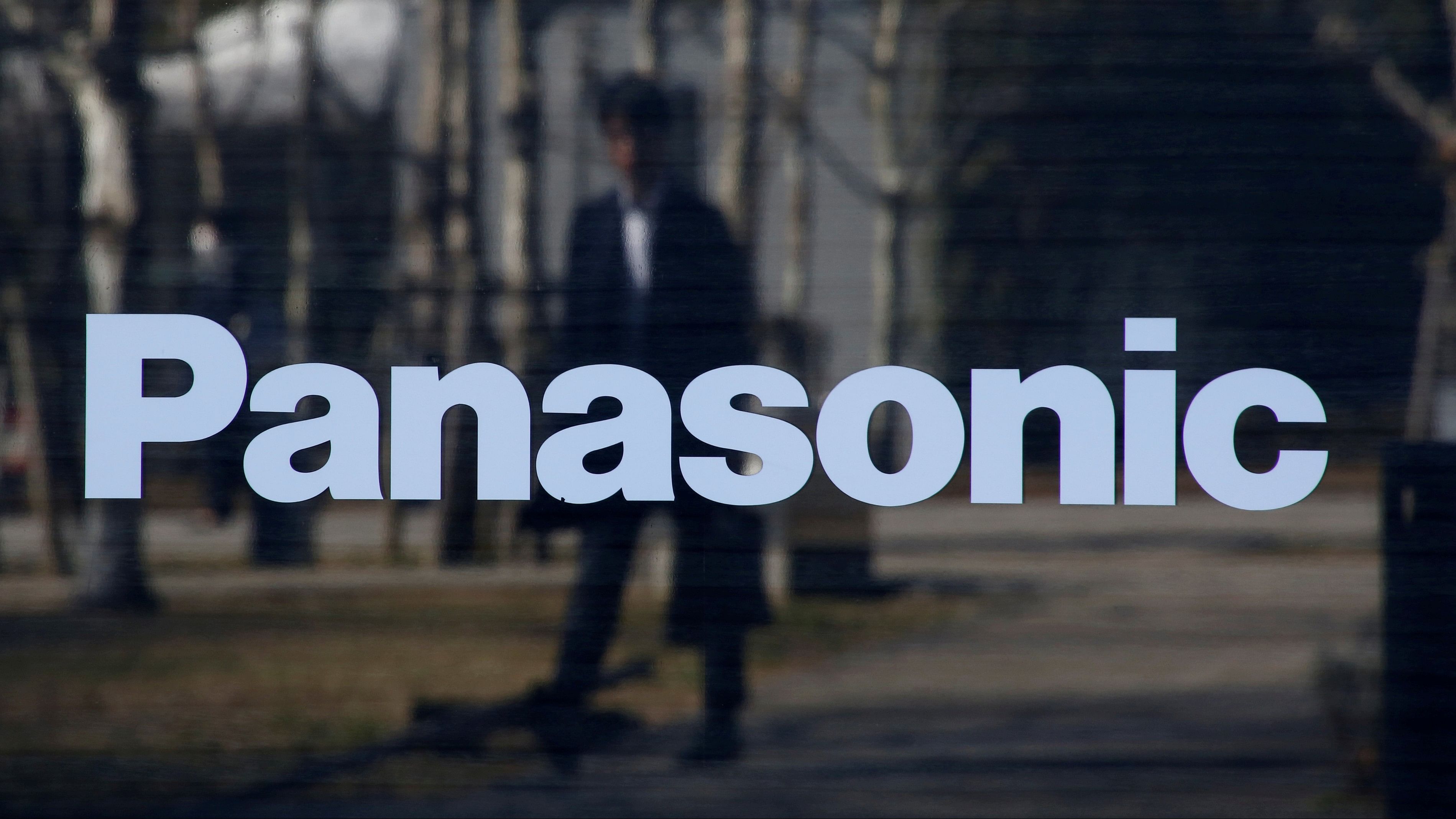 <div class="paragraphs"><p>Panasonic Corp's logo at Panasonic Center in Tokyo, Japan.</p></div>