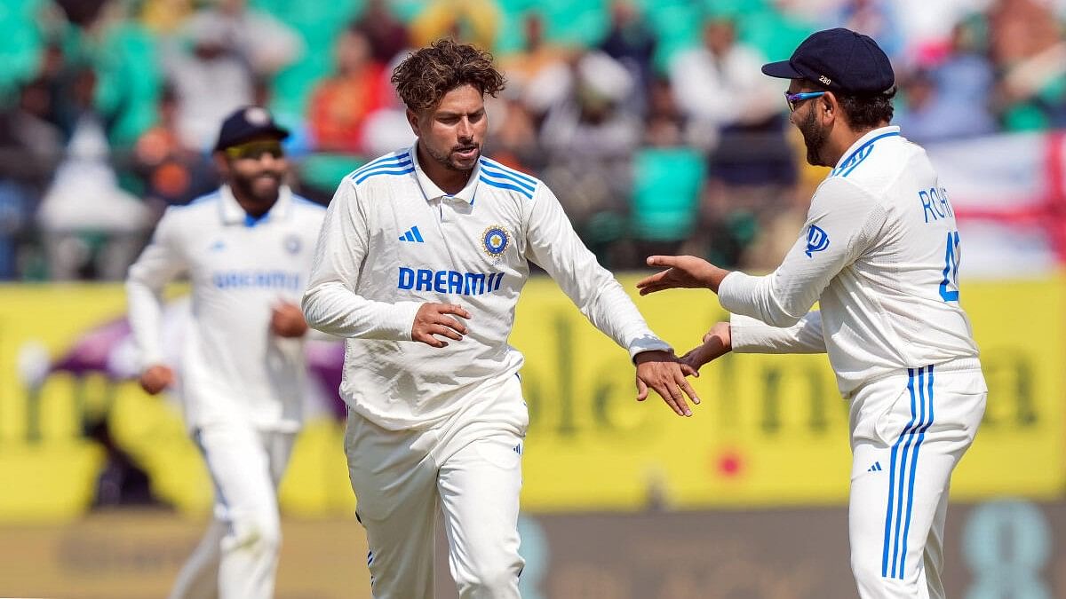 <div class="paragraphs"><p>Kuldeep Yadav proved too good for the England batters on the opening day of the Dharamsala cricket Test.&nbsp;</p></div>