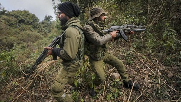 <div class="paragraphs"><p>Special Operation Group and Crises Response Team (CRT) of Jammu &amp; Kashmir Police on patrol duty. Representative image.</p></div>