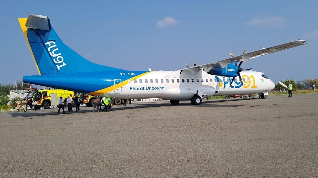 <div class="paragraphs"><p>The company spokesman said that FLY91 is initially offering flights between Goa, Hyderabad, Bengaluru and Sindhudurg, with plans to start operations to Agatti, Jalgaon and Pune in April.</p></div>