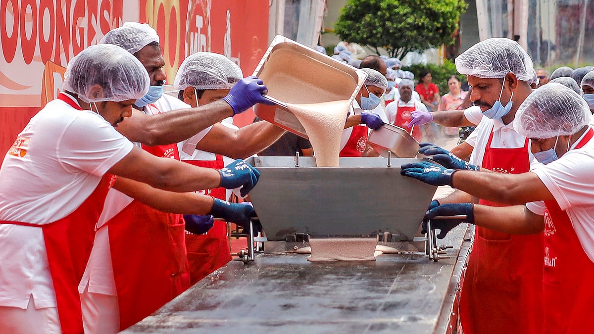 A culinary triumph At 123 feet, MTR sets Guinness World Record for