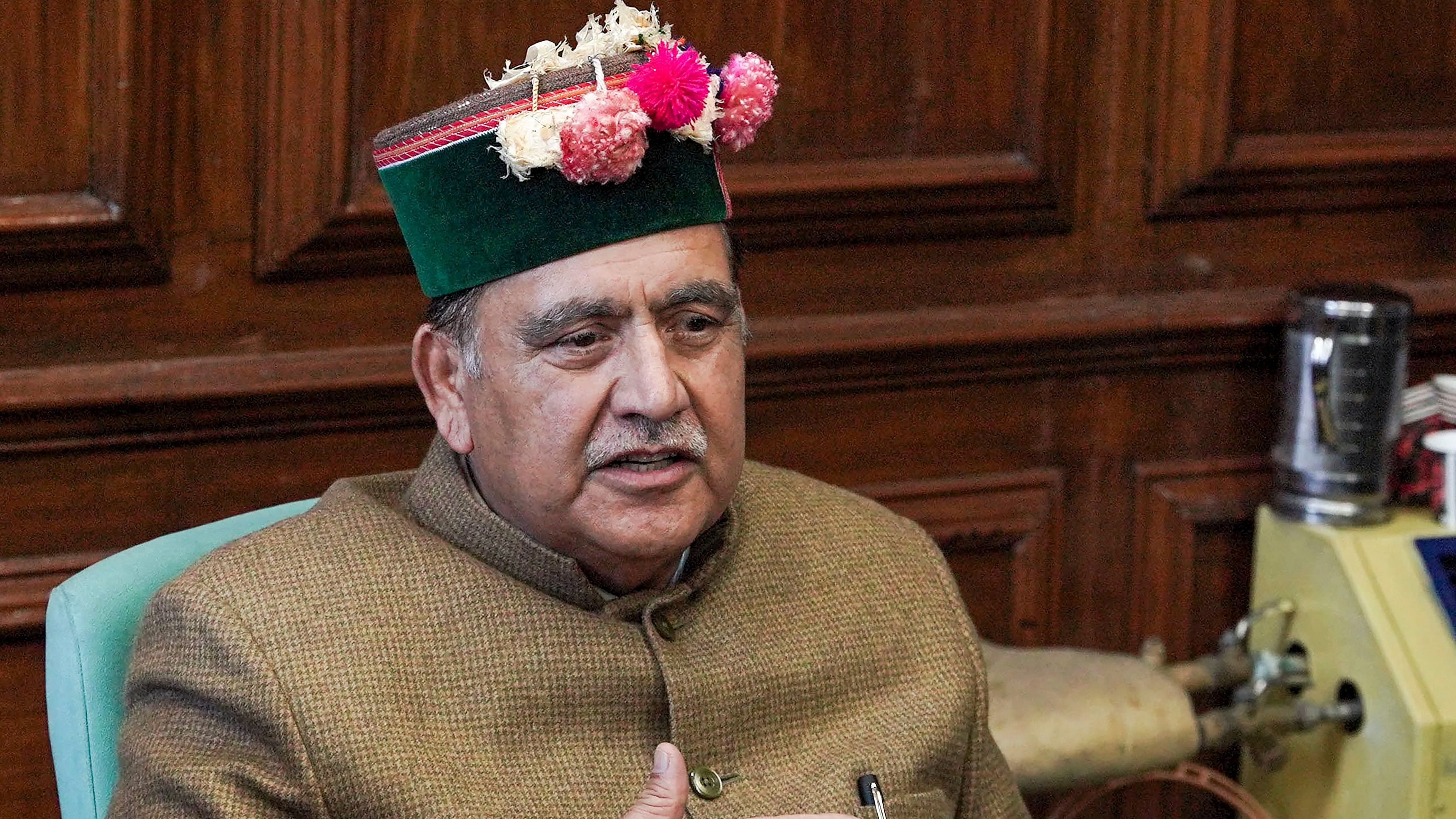 <div class="paragraphs"><p>Himachal Pradesh Assembly Speaker Kuldeep Singh Pathania.</p></div>