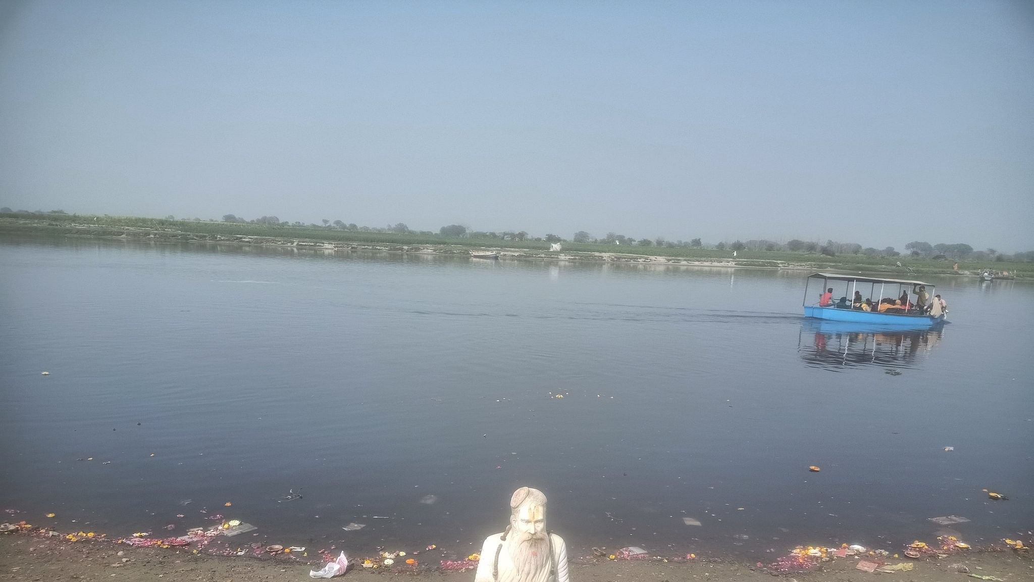 <div class="paragraphs"><p>A view of&nbsp;Vrindavan's Jugal Ghat.</p></div>