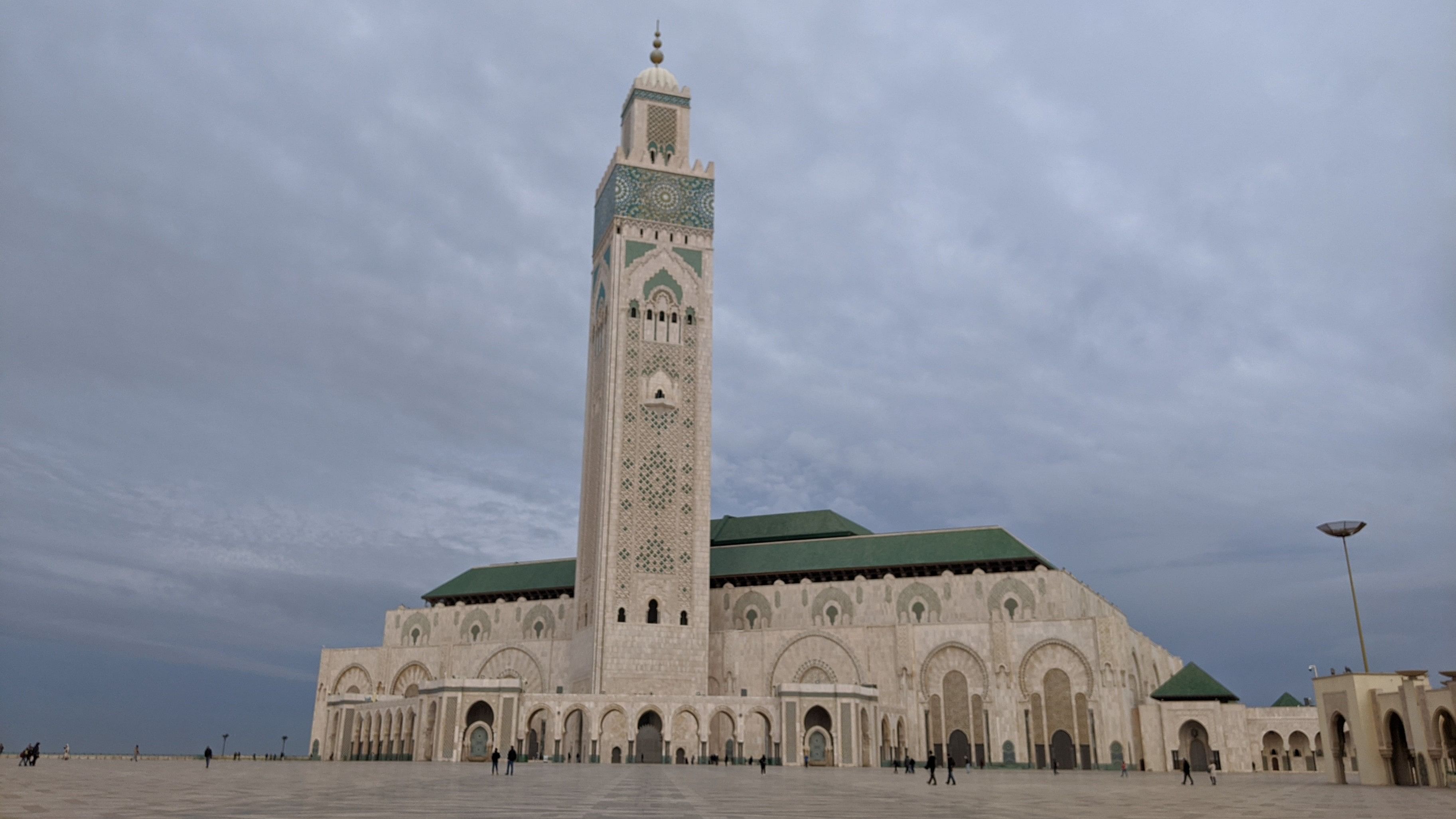 <div class="paragraphs"><p>The Hassan II Mosque in Casablanca, Morocco, is the second-largest functioning mosque in Africa and the 14th largest in the world. </p></div>