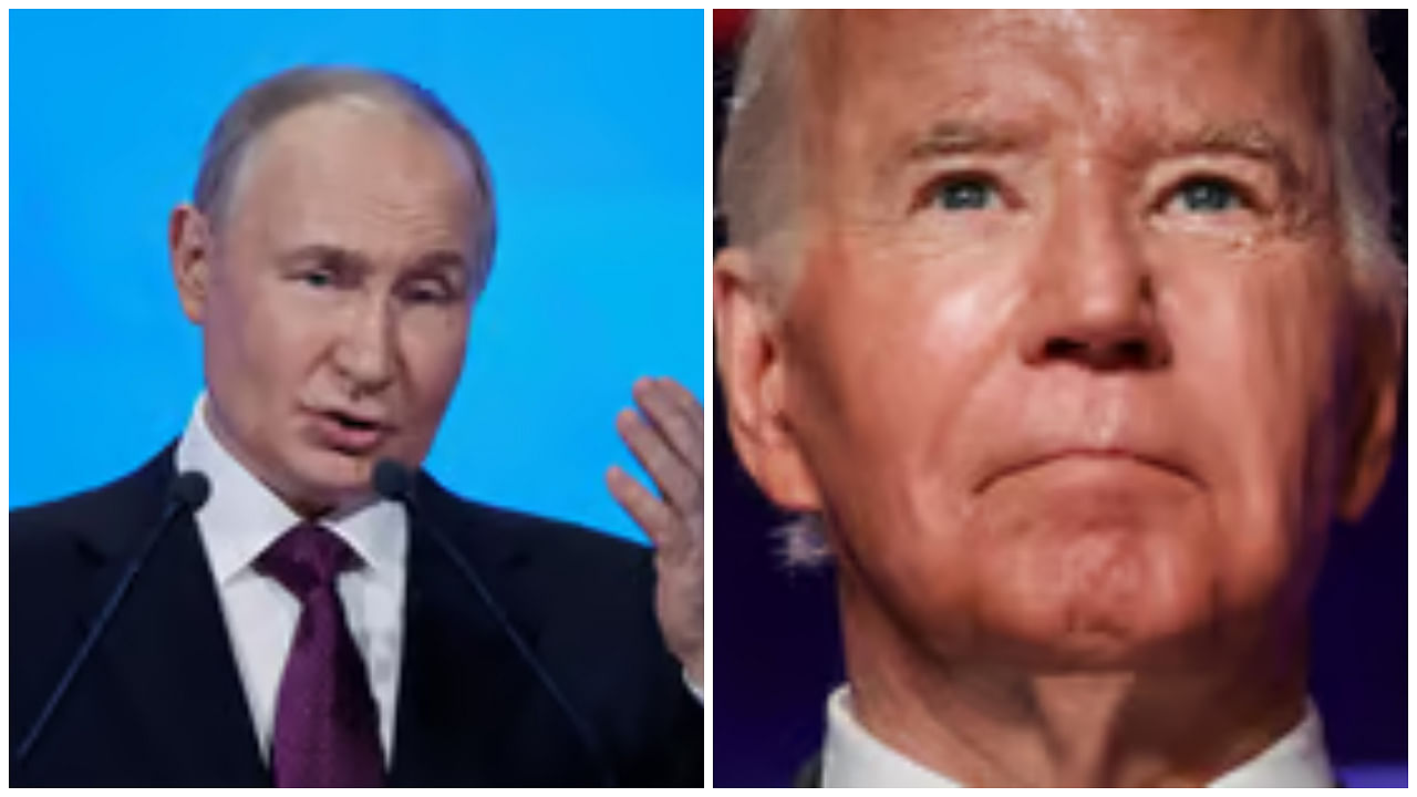 <div class="paragraphs"><p>Russian president Vladimir Putin (L); US president Joe Biden (R).</p></div>