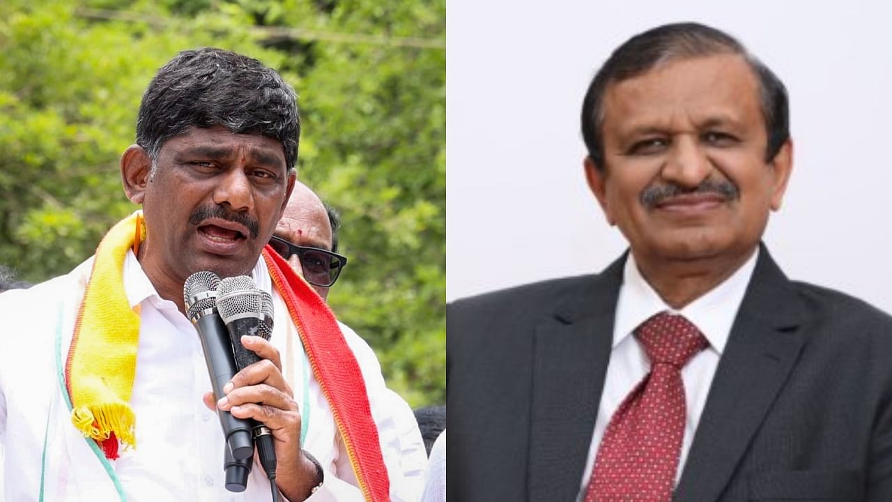 <div class="paragraphs"><p>Congress MP D K Suresh,&nbsp;brother of Deputy Chief Minister and party's state President D K Shivakumar; Dr C N Manjunath, the son-in-law of JD(S) patriarch and former Prime Minister H D Deve Gowda.</p></div>
