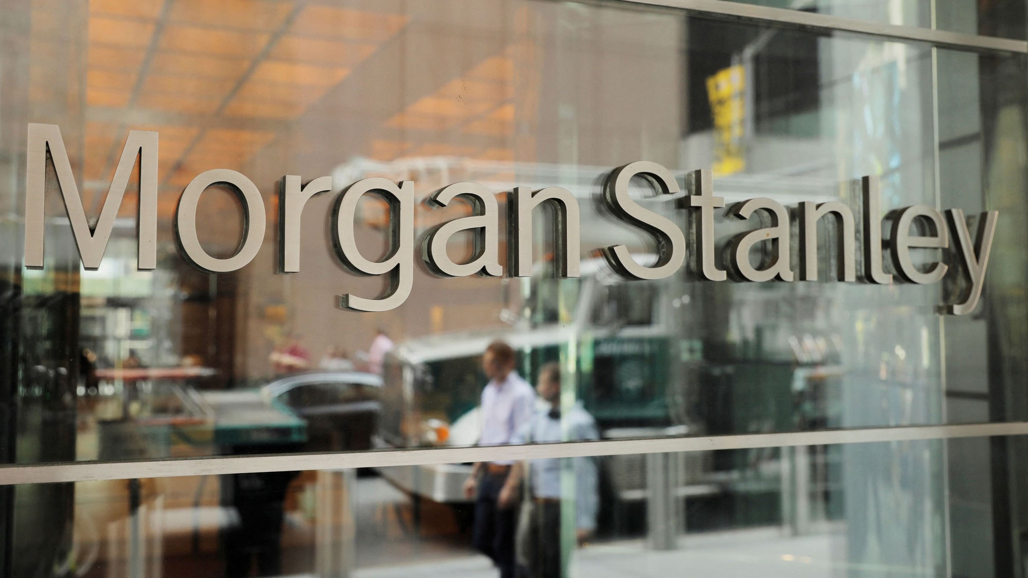 <div class="paragraphs"><p>FILE PHOTO: A sign is displayed on the Morgan Stanley building in New York U.S., July 16, 2018</p></div>