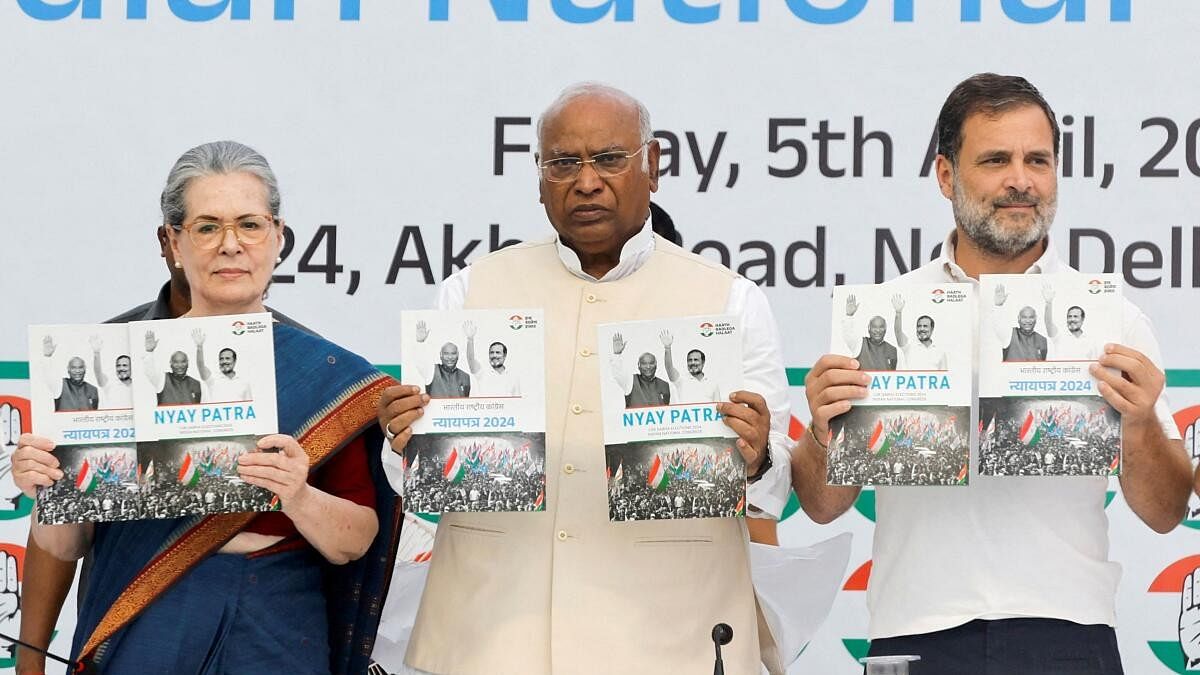 <div class="paragraphs"><p>The cover page of the manifesto also had an interesting omission -- of Sonia Gandhi's image -- further signifying her receding political activity. On Friday, she did not take questions during the launch of the manifesto though a couple of them were posed to her.</p></div>