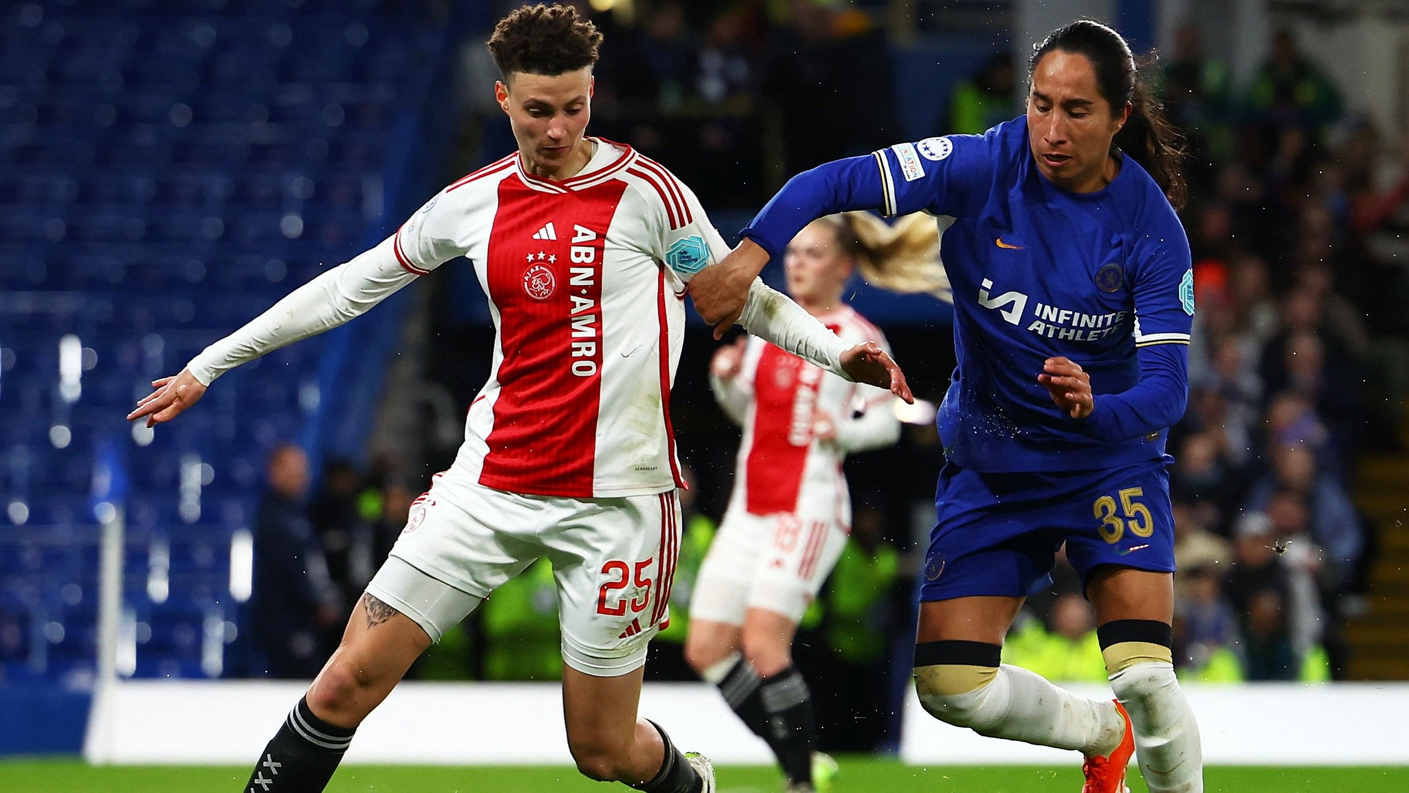 <div class="paragraphs"><p>Women's Champions League - Quarter Final - Second Leg - Chelsea v Ajax Amsterdam - Stamford Bridge, London, Britain. Image for representation only.</p></div>