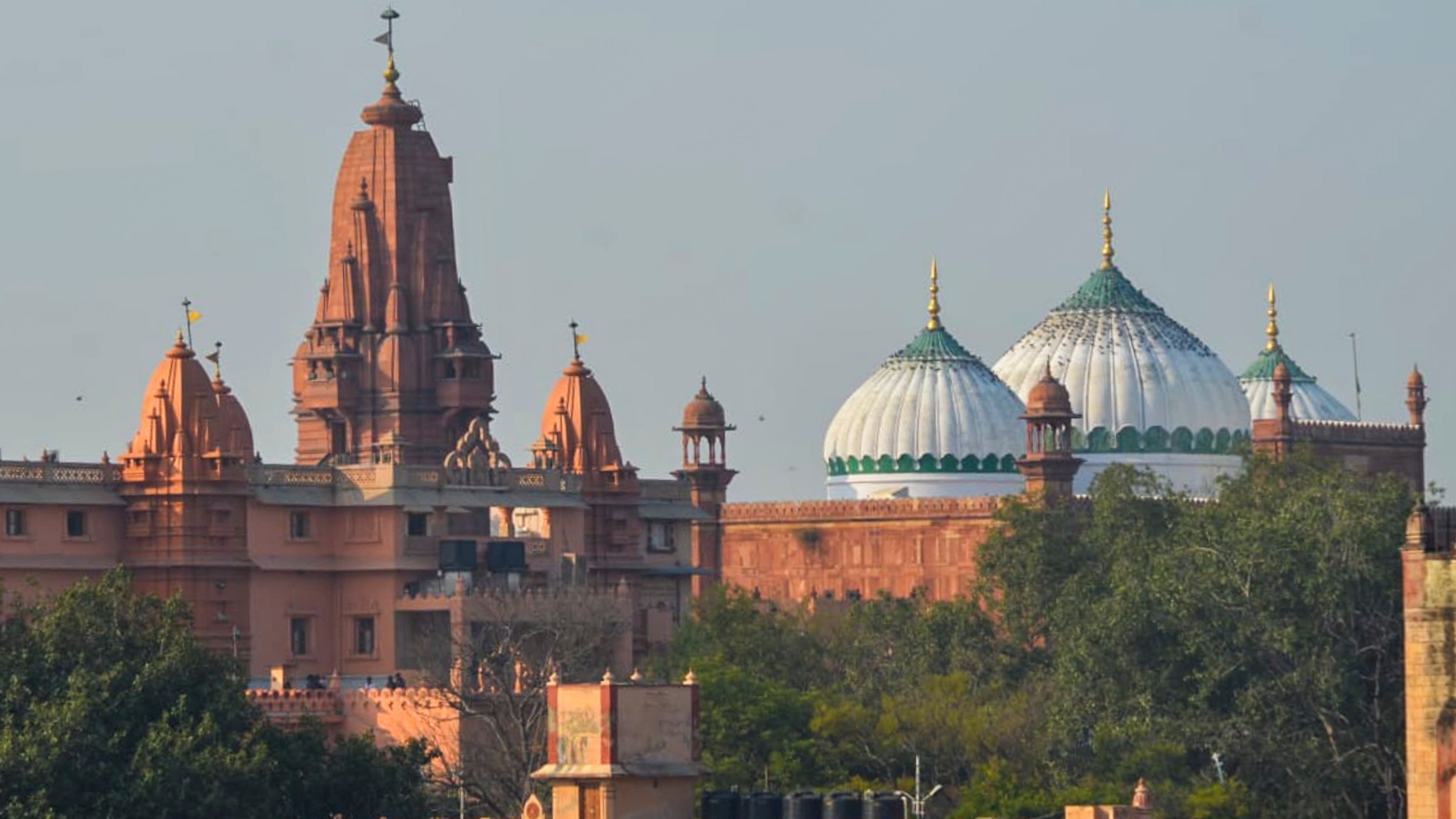 <div class="paragraphs"><p>Shahi Idgah mosque and Shri Krishna Janmabhoomi Temple, in Mathura  </p></div>