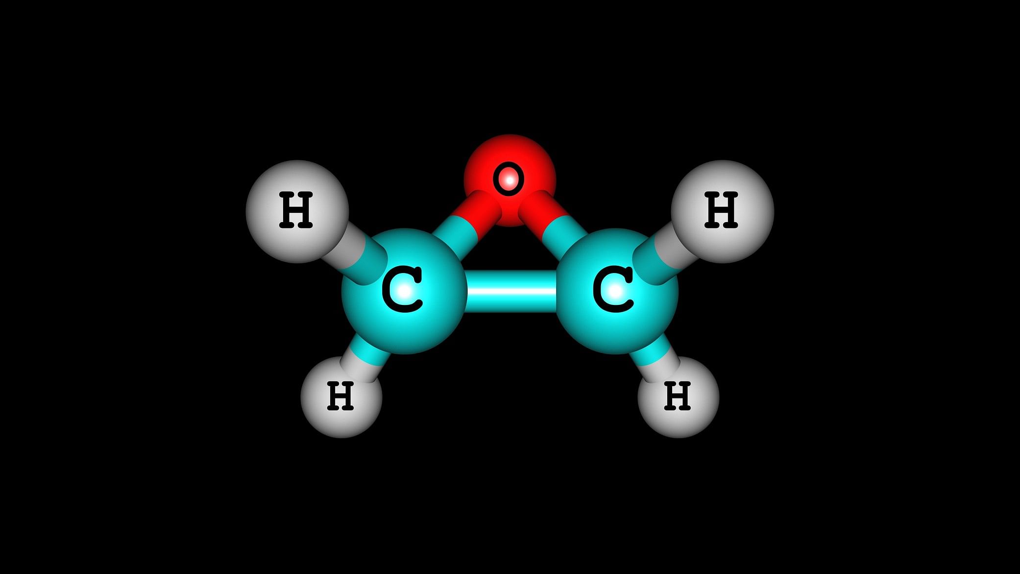 <div class="paragraphs"><p>The molecular structure of&nbsp;ethylene oxide.</p></div>