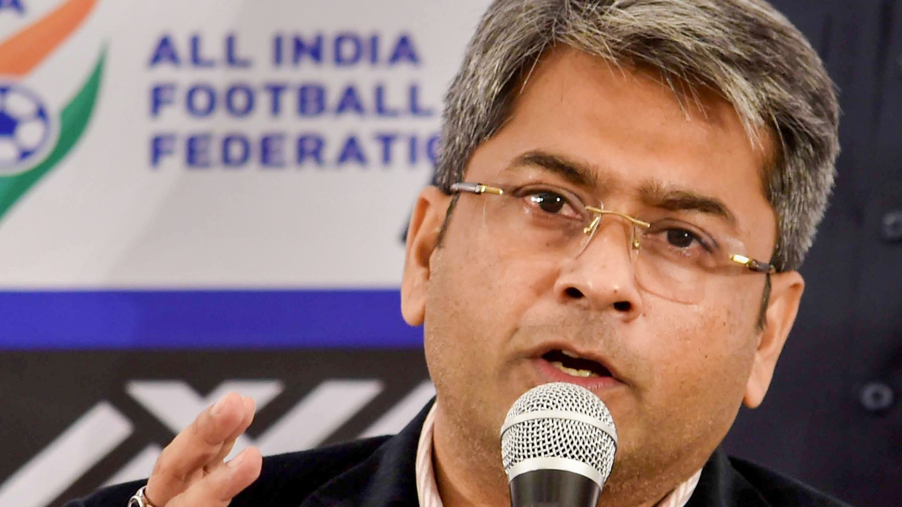 <div class="paragraphs"><p>AIFF President Kalyan Chaubey.</p></div>