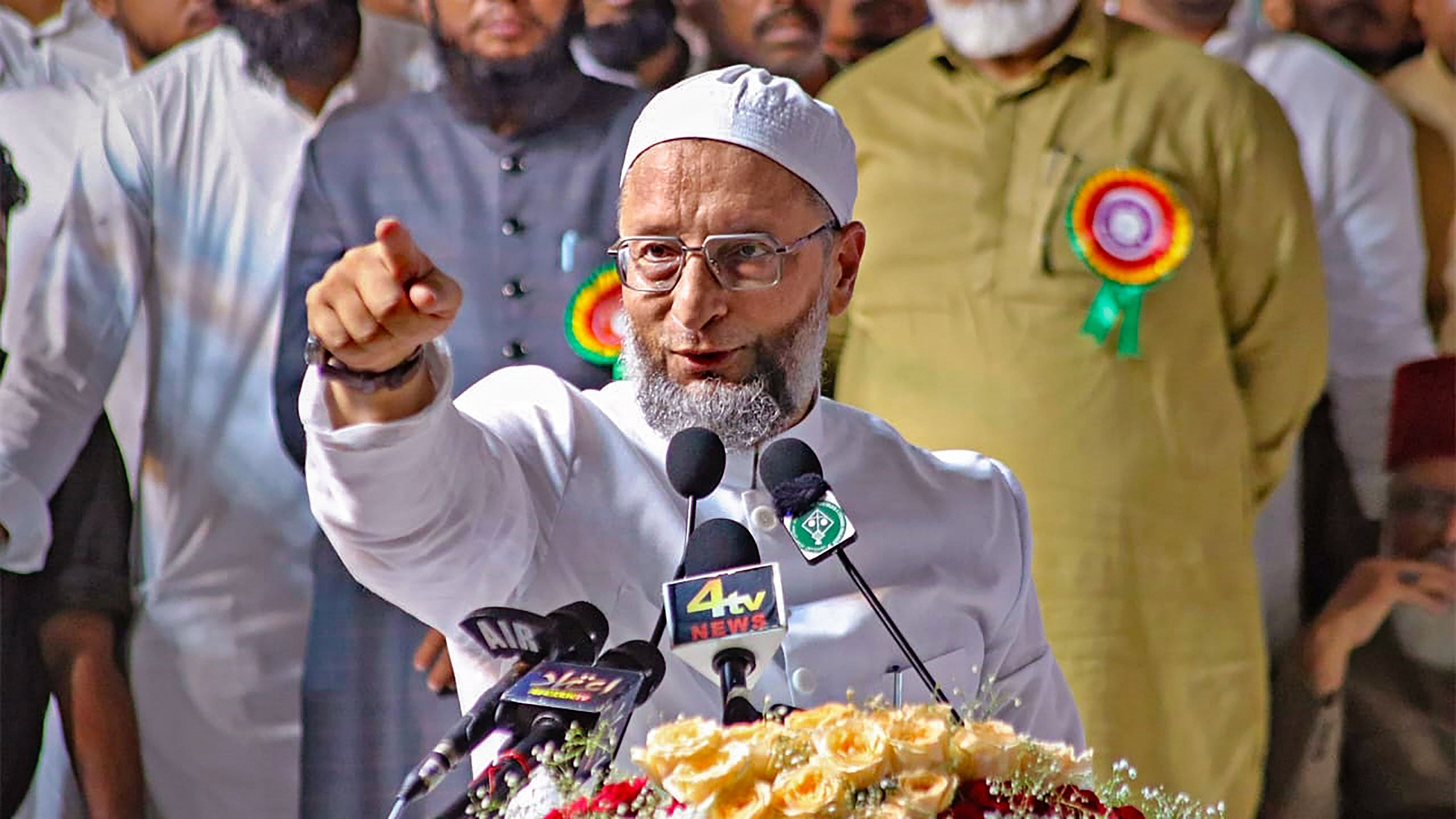 <div class="paragraphs"><p>File photo of&nbsp;All India Majlis-E-Ittehadul Muslimeen (AIMIM) chief Asaduddin Owaisi.</p></div>