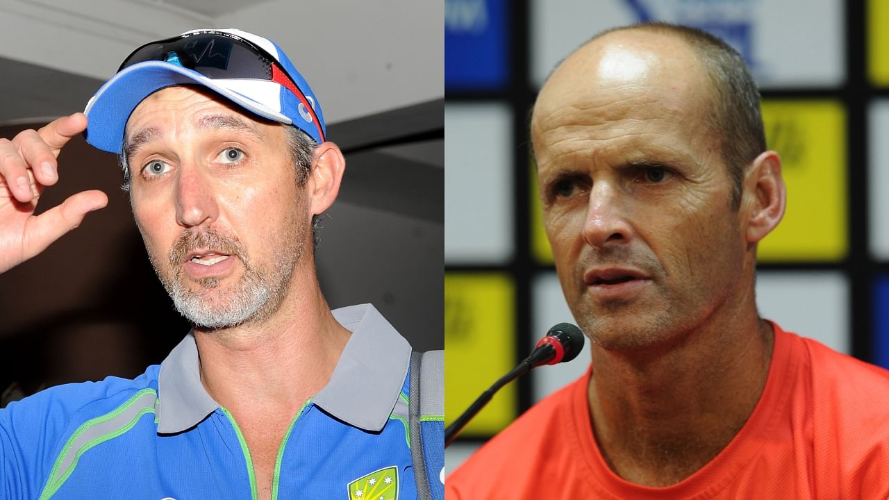 <div class="paragraphs"><p>(From left)&nbsp;former Australian pacer Jason Gillespie; World Cup-winning Gary Kirsten</p></div>