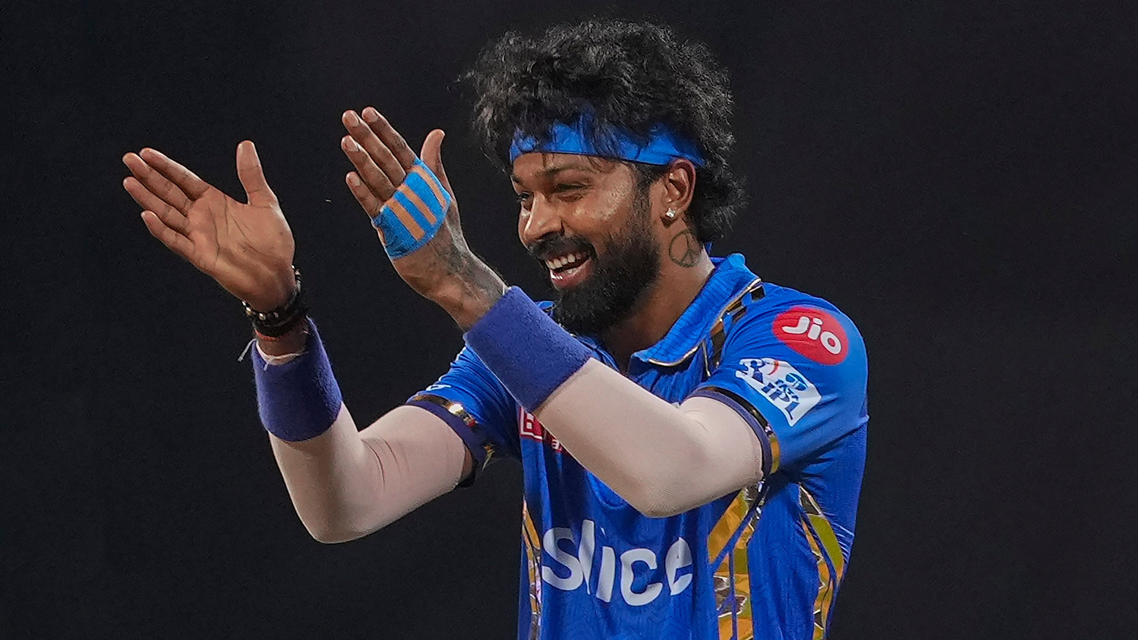 <div class="paragraphs"><p>Mumbai Indians captain Hardik Pandya in action during the IPL 2024 cricket match against Royal Challengers Bengaluru and Mumbai Indians at Wankhede Stadium, in Mumbai. Pandya has been declared the vice-captain of India's squad for ICC Men's T20 World Cup 2024, on Tuesday, April 30, 2024. </p></div>