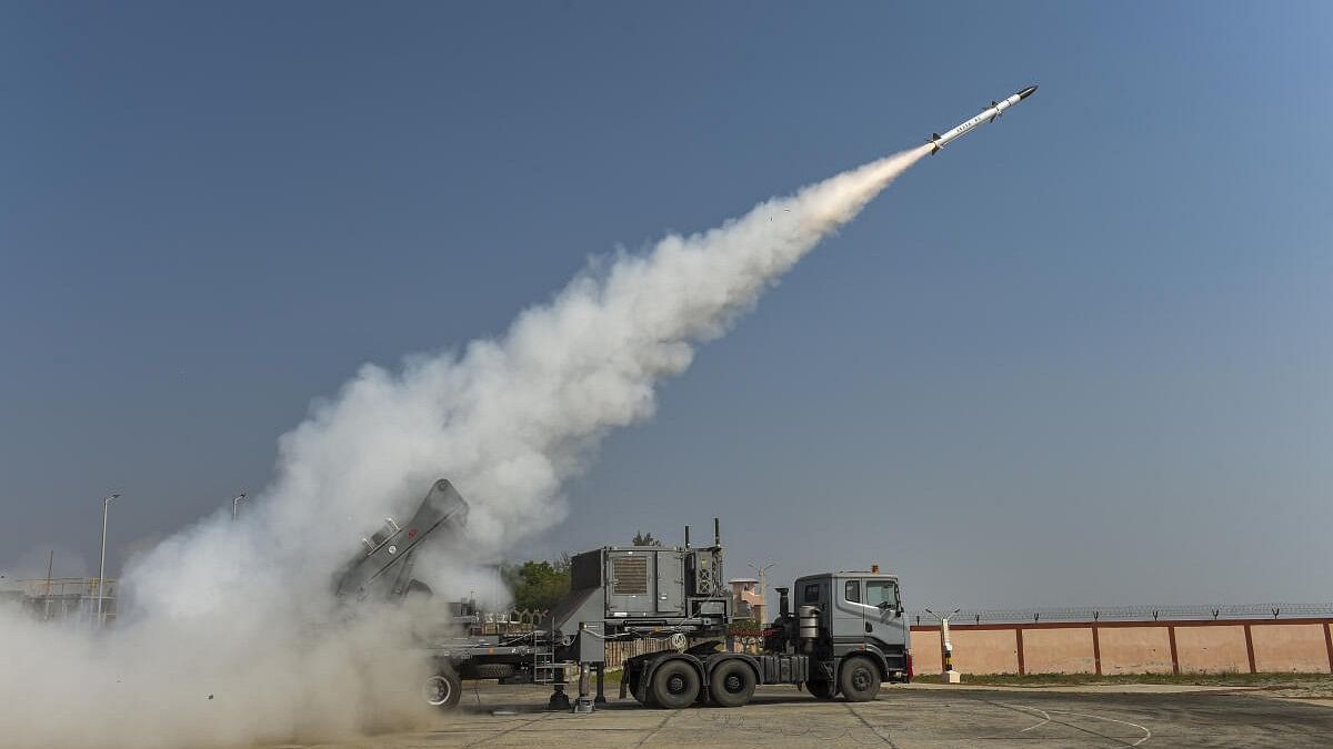 <div class="paragraphs"><p>Defence Research and Development Organisation (DRDO) conducts a flight test of the New Generation AKASH (AKASH-NG) missile from the Integrated Test Range (ITR), Chandipur off the coast of Odisha. (Representative image)</p></div>