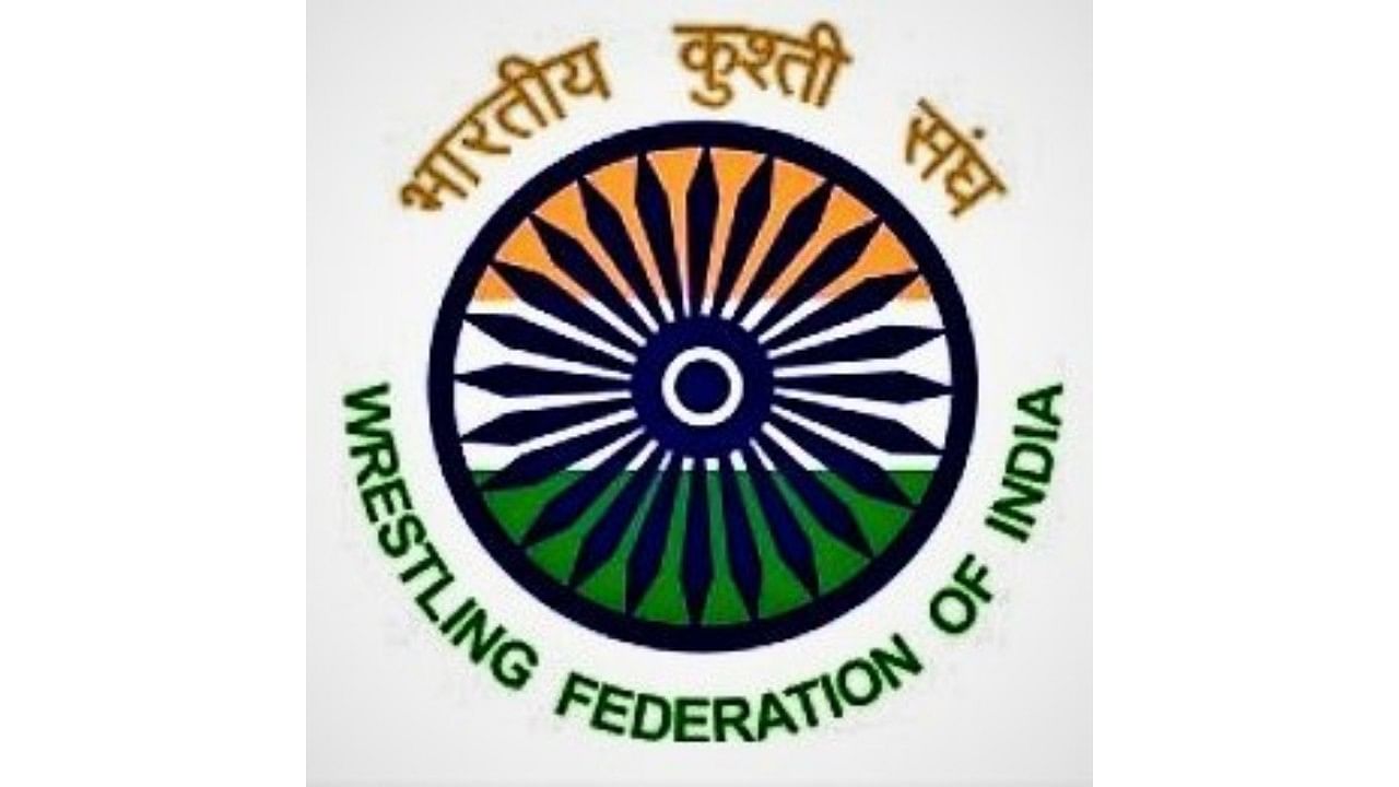 <div class="paragraphs"><p>The logo of&nbsp;Wrestling Federation of India.</p></div>