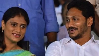 <div class="paragraphs"><p>File photo of&nbsp;YSRCP supremo and Chief Minister YS Jagan Mohan Reddy with sister&nbsp;YS Sharmila Reddy</p></div>