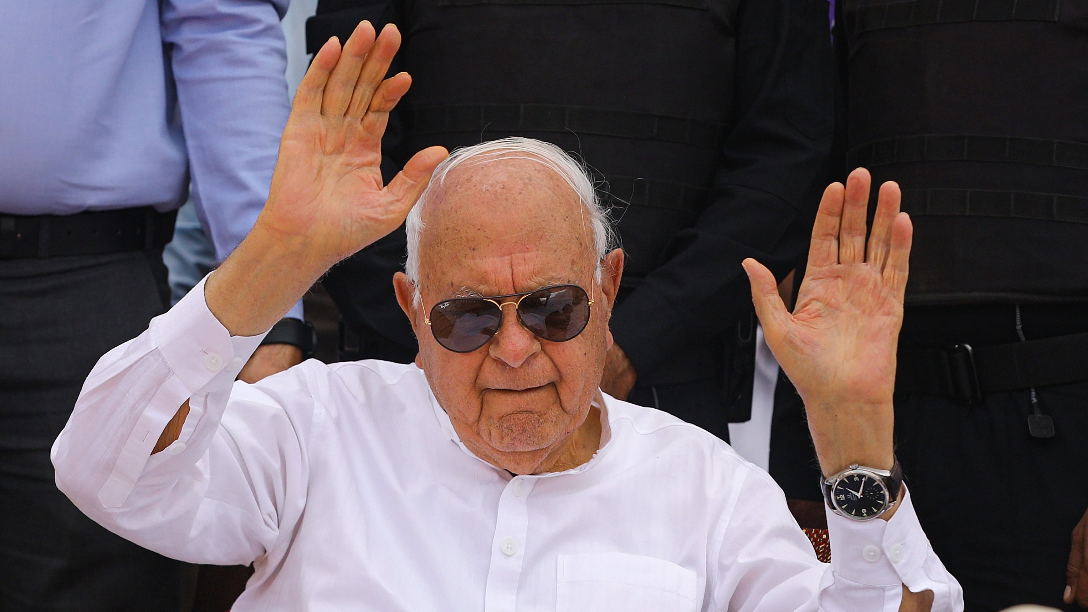 <div class="paragraphs"><p> J&amp;K NC chief Farooq Abdullah </p></div>