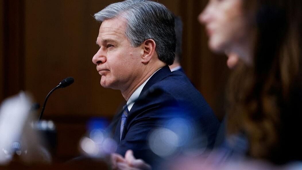 <div class="paragraphs"><p>FBI Director Christopher Wray testifies at a Senate Intelligence Committee hearing on worldwide threats to American security, on Capitol Hill in Washington.&nbsp;</p></div>