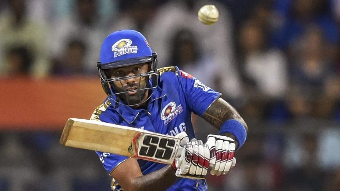 <div class="paragraphs"><p>Suryakumar Yadav playing a shot for the&nbsp;Mumbai Indians.</p></div>