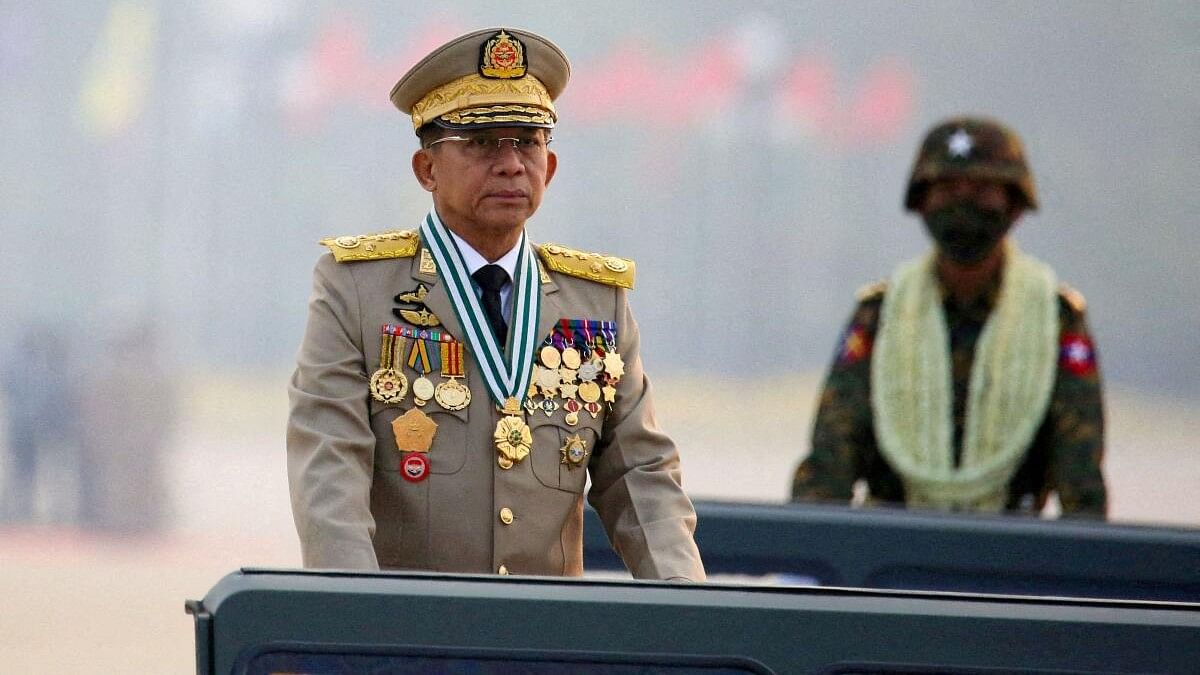 <div class="paragraphs"><p>Myanmar's junta chief Senior General Min Aung Hlaing.</p></div>
