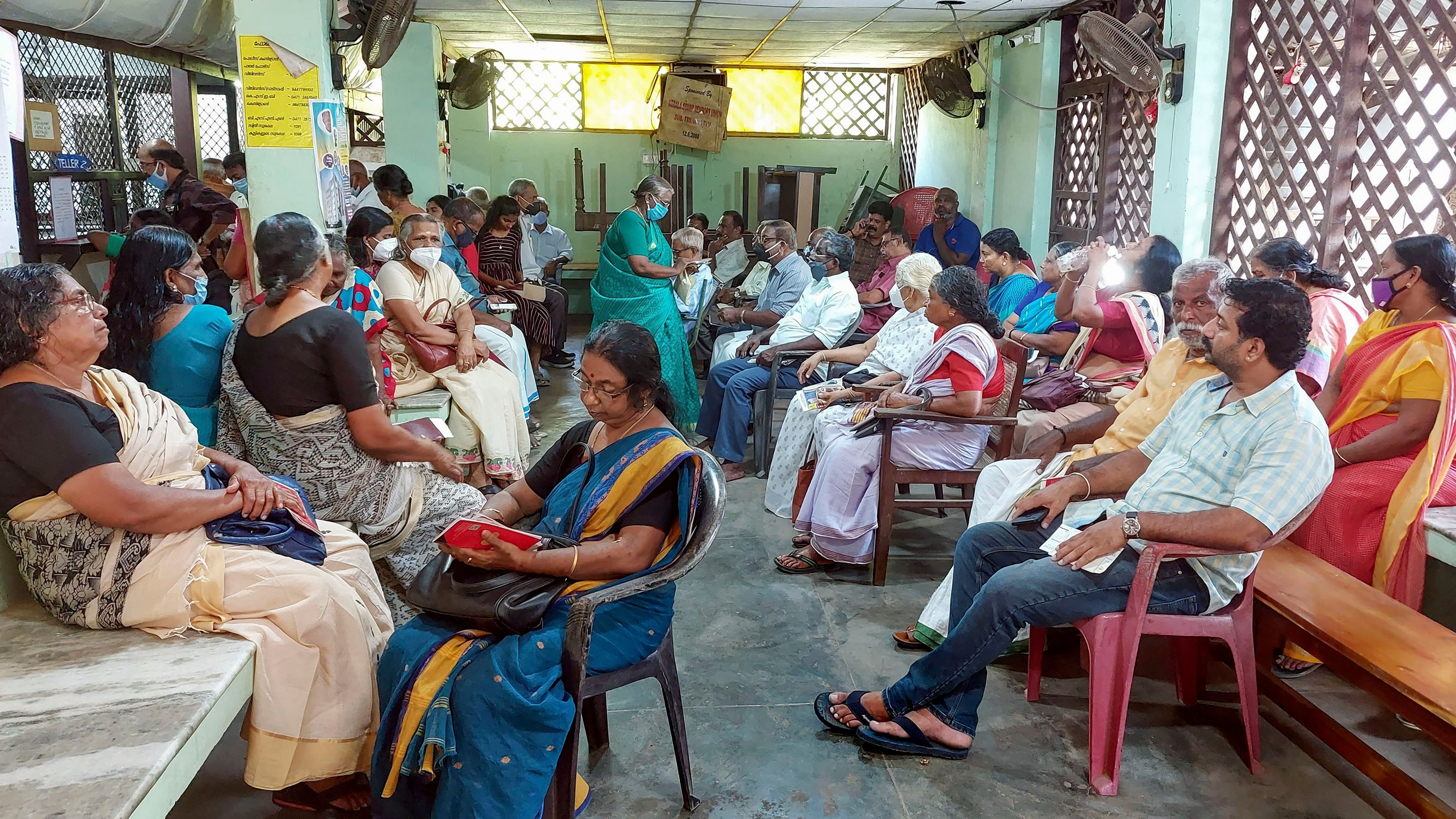 <div class="paragraphs"><p>Representative image of citizens waiting to collect pension.</p></div>