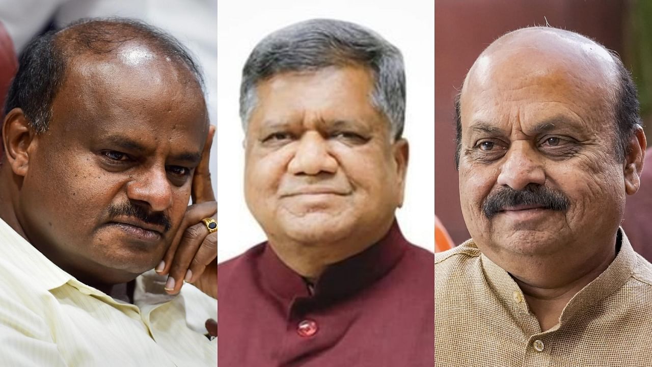 <div class="paragraphs"><p>(L-R) H D Kumaraswamy,&nbsp;Jagadish Shettar, and&nbsp;Basavaraj Bommai.</p></div>