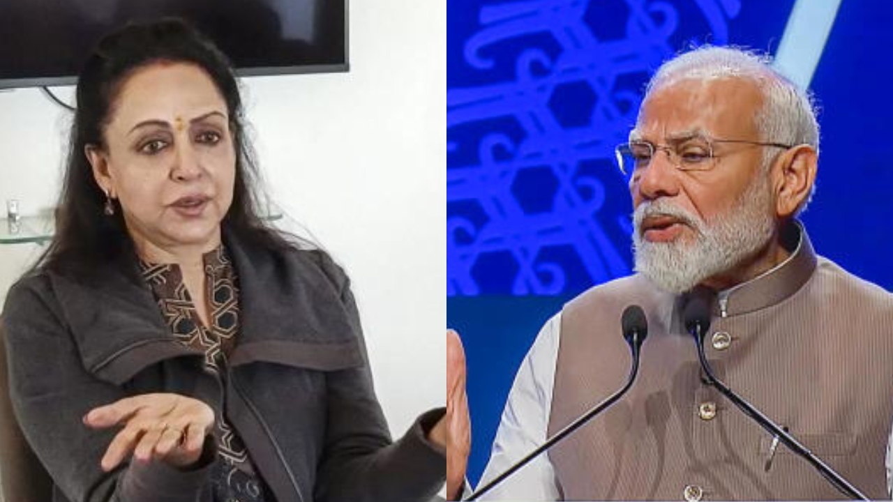 <div class="paragraphs"><p>(L-R) Hema Malini and Narendra Modi.</p></div>