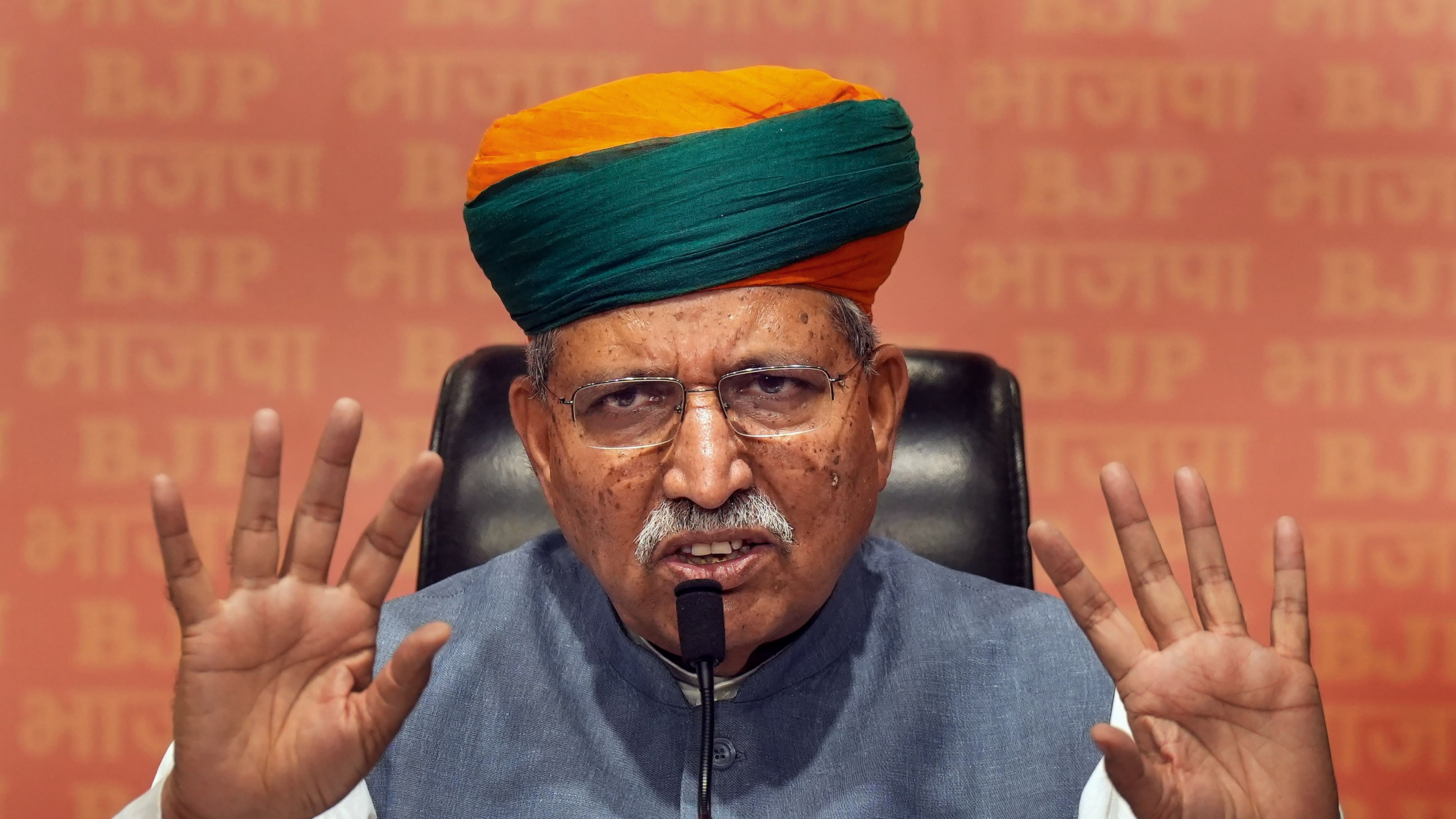 <div class="paragraphs"><p>Union Law Minister and BJP leader Arjun Ram Meghwal.</p></div>
