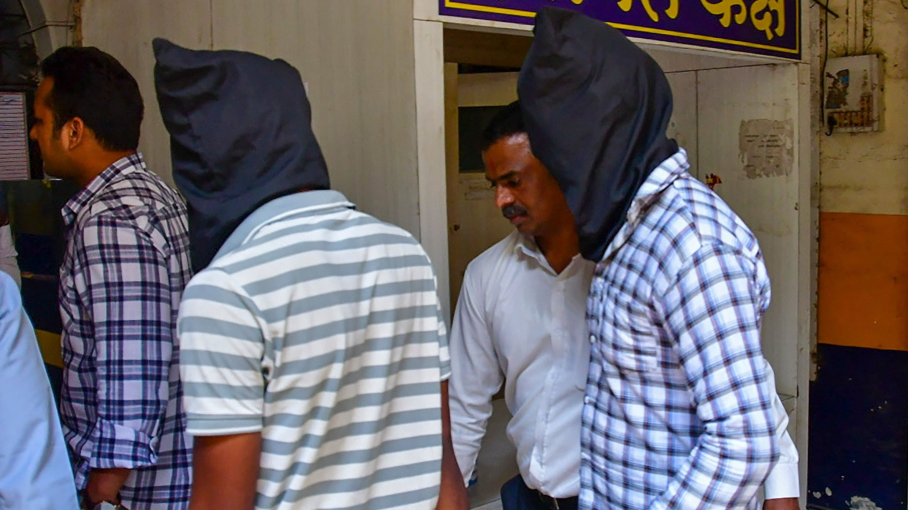 <div class="paragraphs"><p> Two accused, arrested  in connection with the firing incident outside Salman Khan's residence, being produced before the court, in Mumbai. Image for representation only.&nbsp;</p></div>