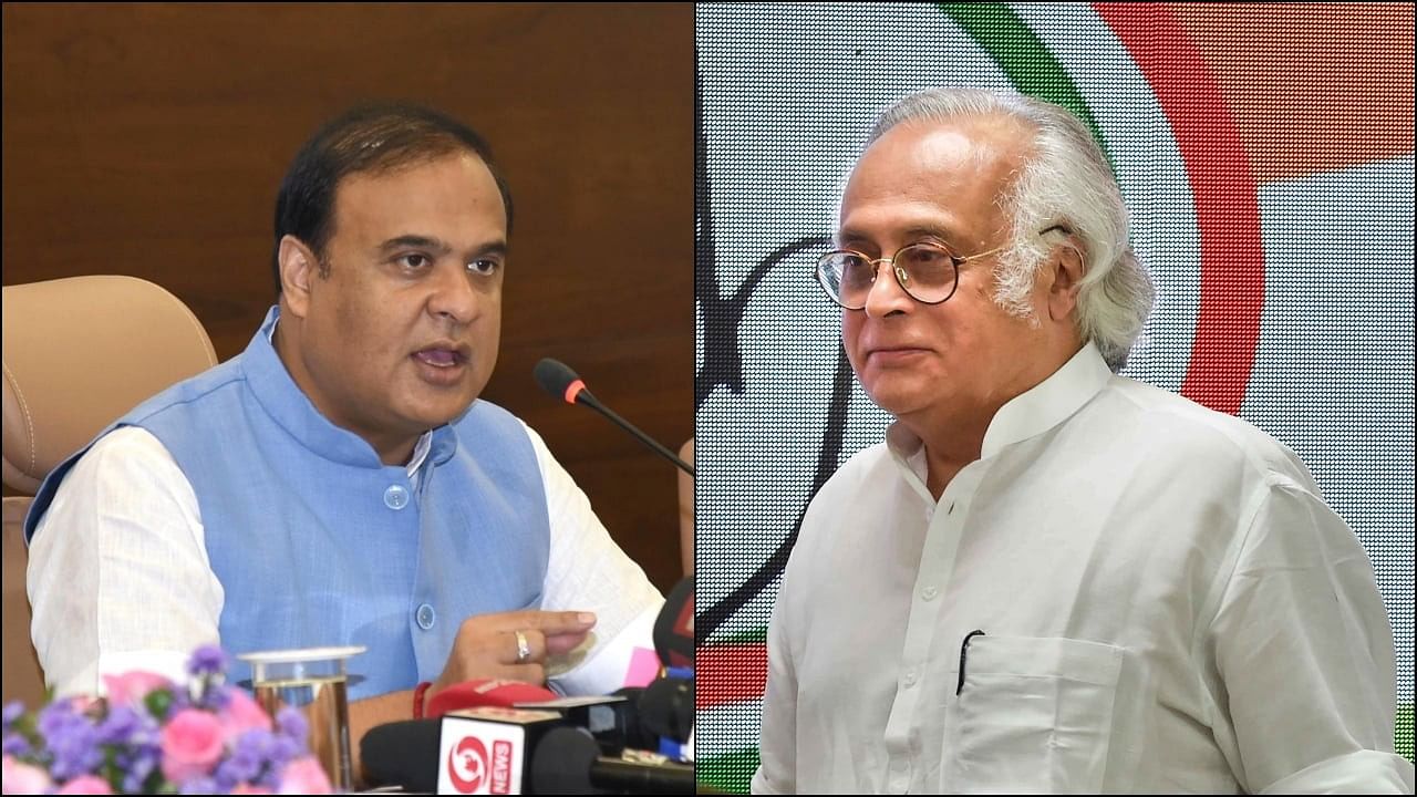 <div class="paragraphs"><p>Assam CM Himanta Biswa Sarma (L) and Jairam Ramesh (R).</p></div>