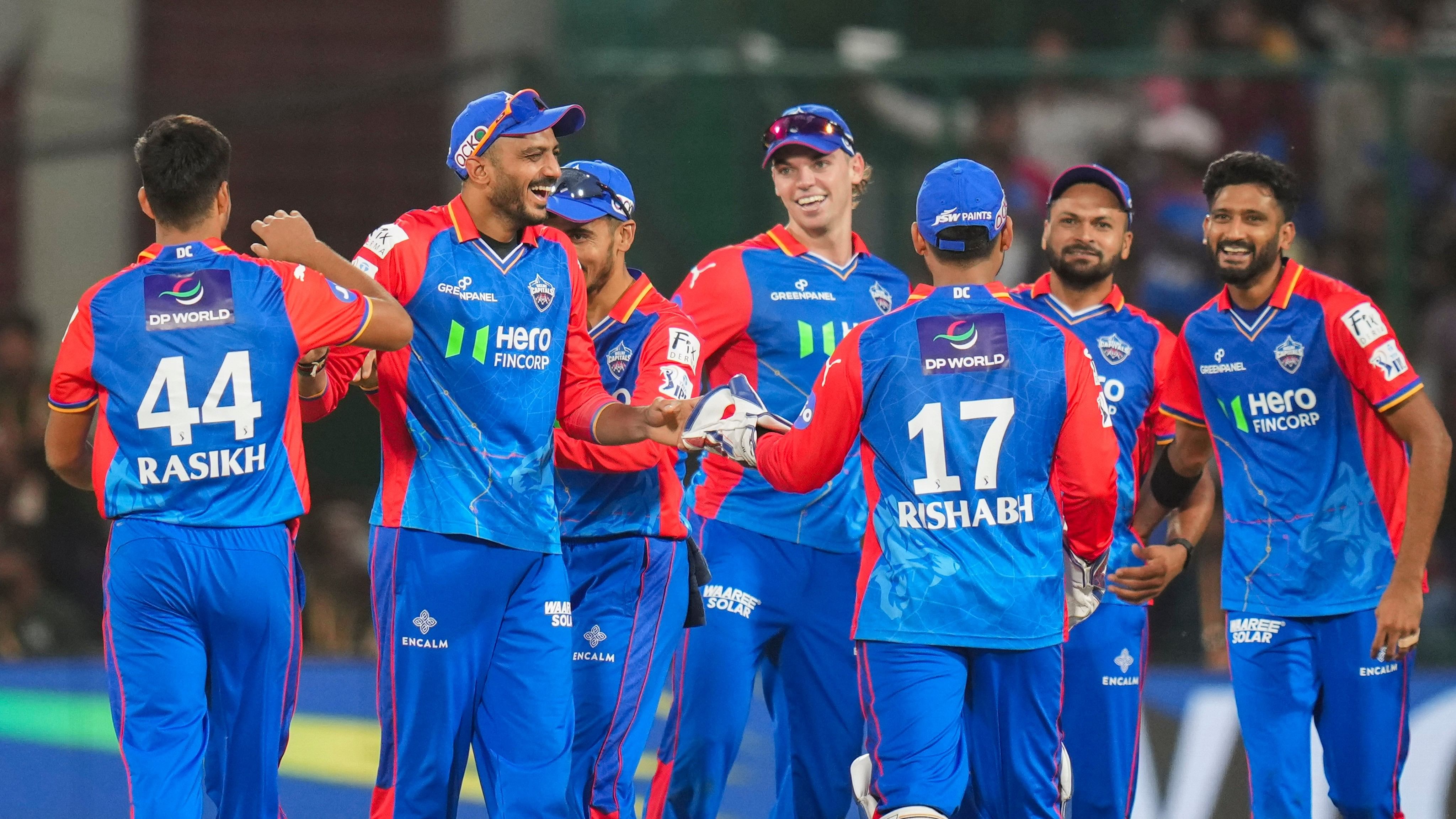 <div class="paragraphs"><p>Players of the Delhi Capitals team.</p></div>