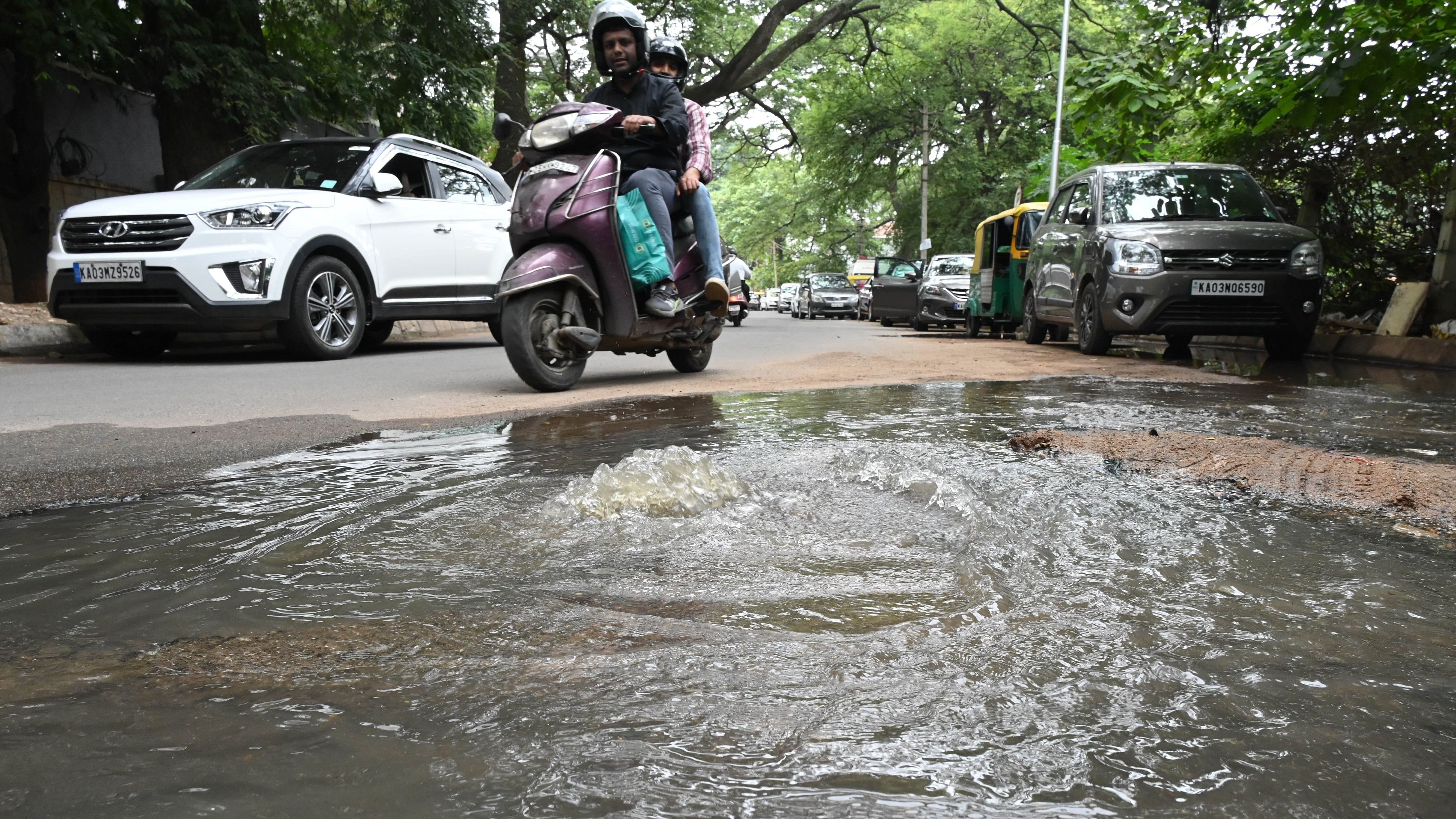<div class="paragraphs"><p>Sewage water overflowing from a manhole in Bengaluru. </p></div>