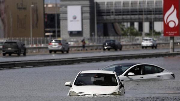 <div class="paragraphs"><p>Aftermath following floods caused by heavy rains in Dubai</p></div>