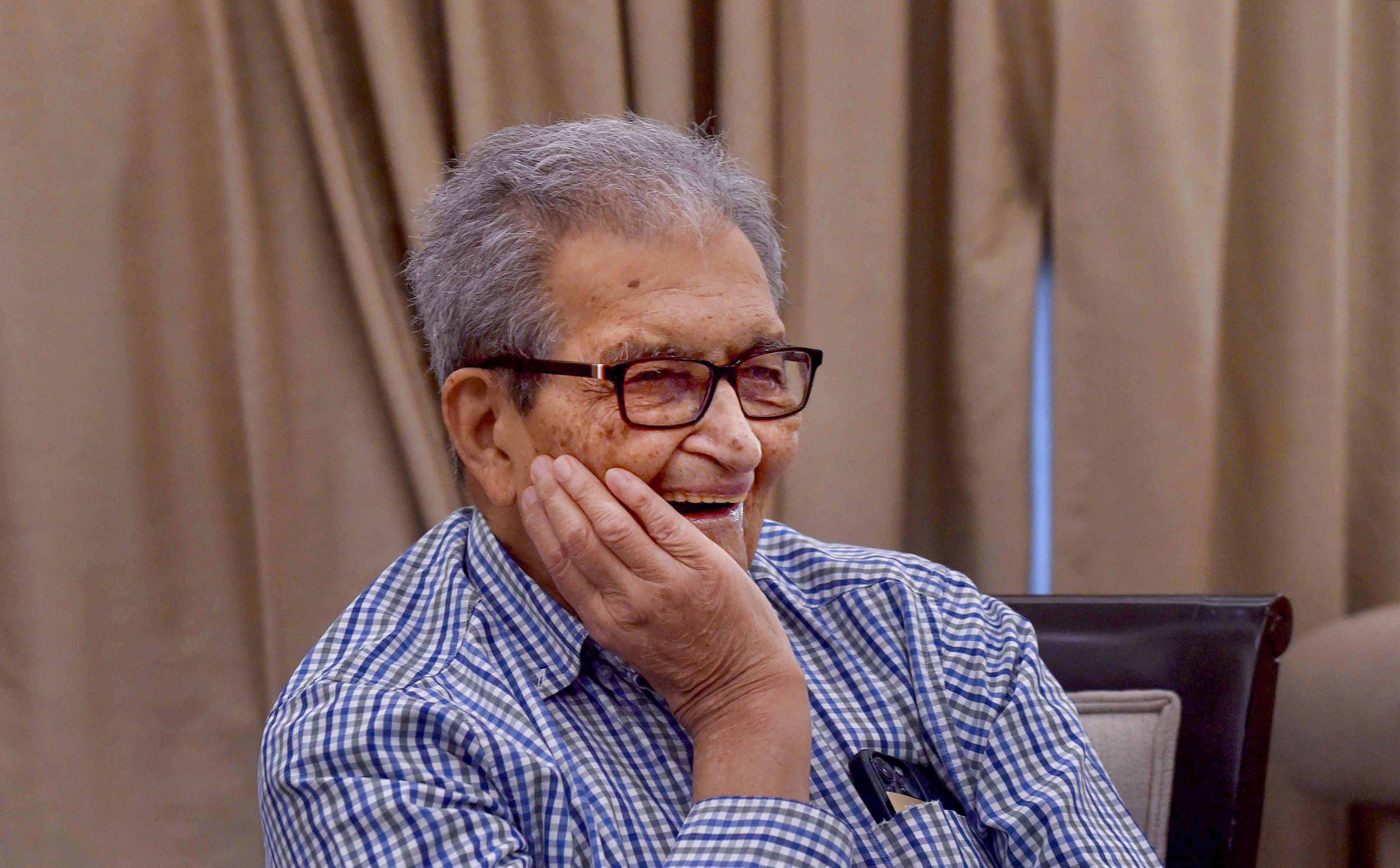 <div class="paragraphs"><p>Nobel Laureate and Bharat Ratna economist Amartya Sen during an interview, in Kolkata, Saturday.</p></div>