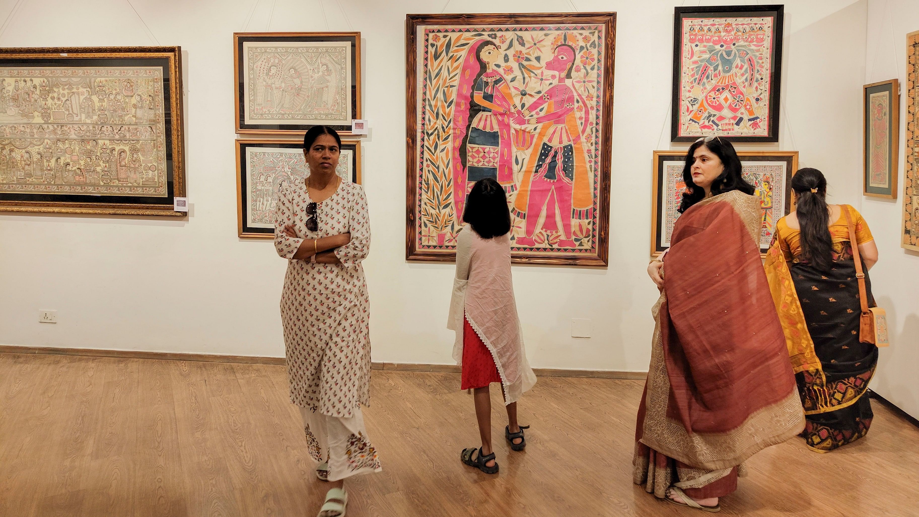 <div class="paragraphs"><p>An exhibition titled 'Mithila Ramayan' at Lalit Kala Akademi in New Delhi features 100 Madhubani paintings by award-winning women artists from Bihar's Mithila region. </p></div>