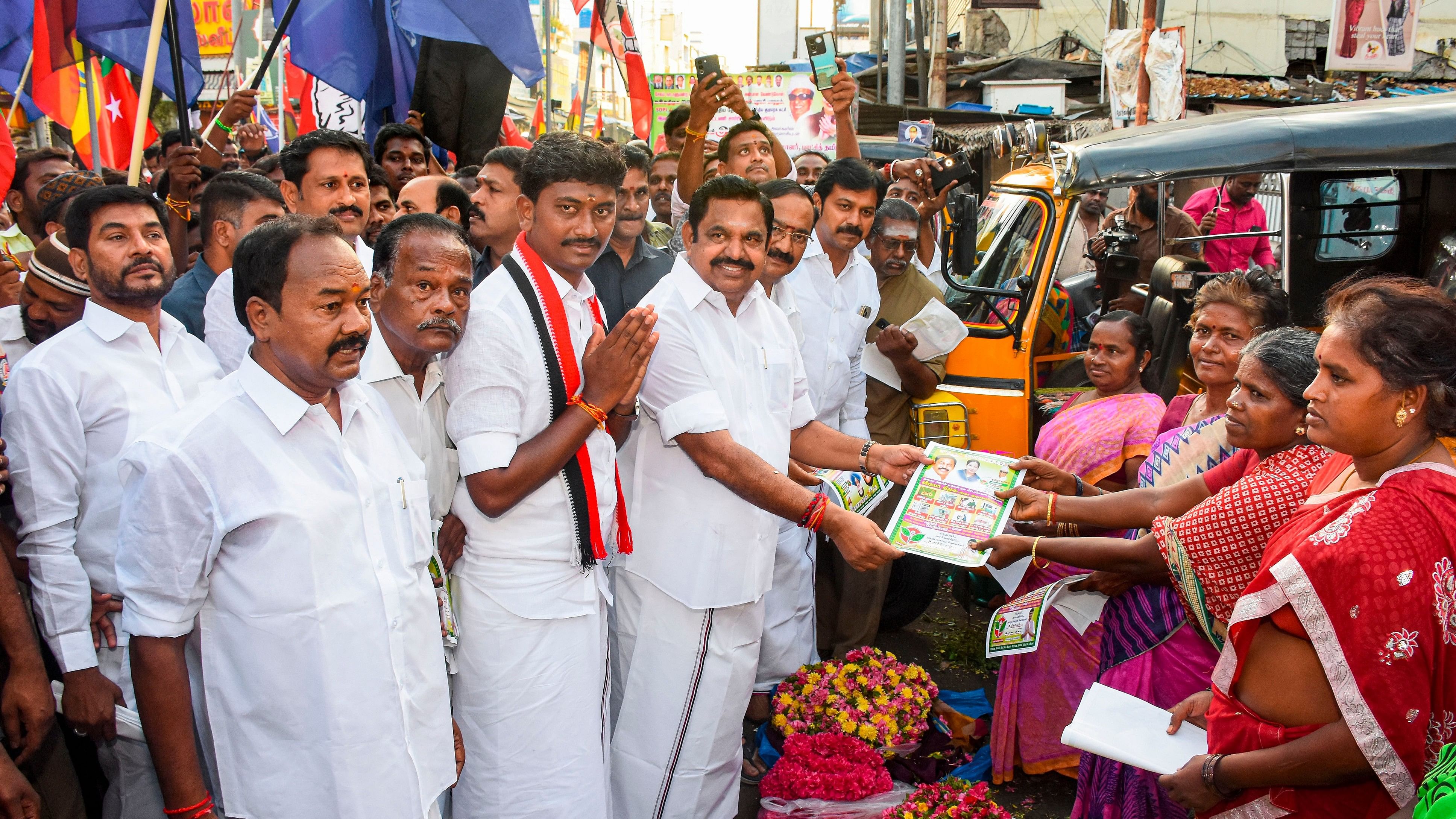 <div class="paragraphs"><p>Salem: AIADMK General Secretary Edappadi Palaniswami during an election campaign ahead of the Lok Sabha polls, in Salem, Wednesday, April 3, 2024. </p></div>