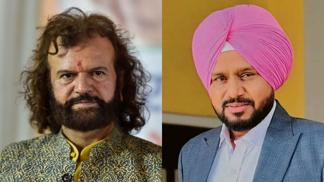 <div class="paragraphs"><p>(L to R)&nbsp;North West Delhi MP Hans Raj Hans; AAP's&nbsp;Karamjit Anmol</p></div>