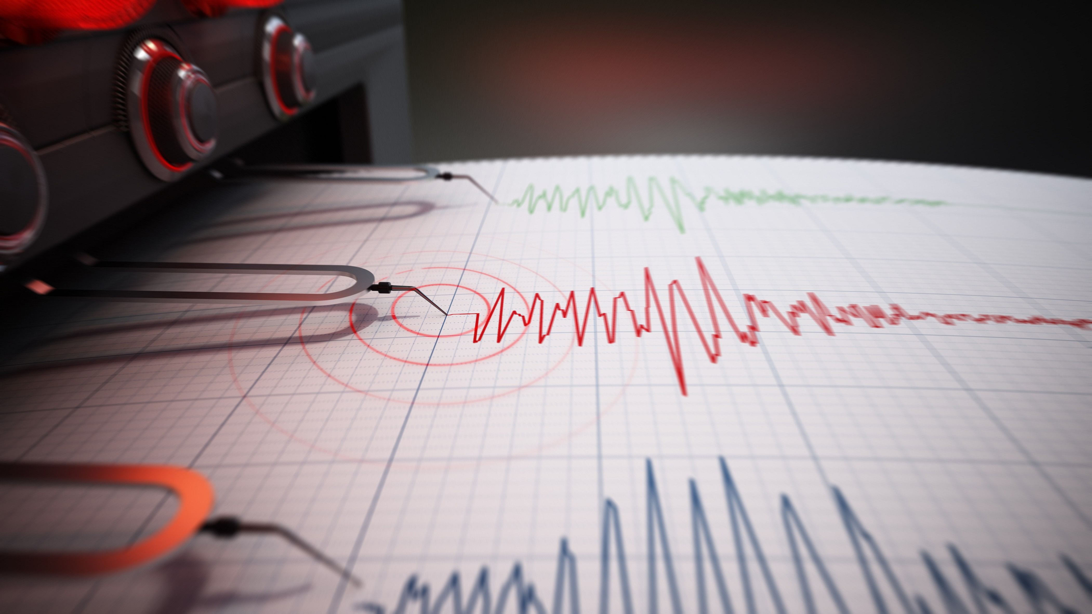 <div class="paragraphs"><p>Seismograph printing seismic activity records of a severe earthquake. (Representative image)</p></div>