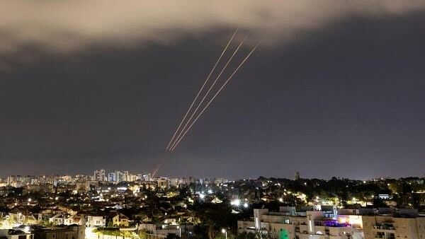 <div class="paragraphs"><p>An anti-missile system operates after Iran launched drones and missiles towards Israel, as seen from Ashkelon, Israel April 14, 2024.</p></div>