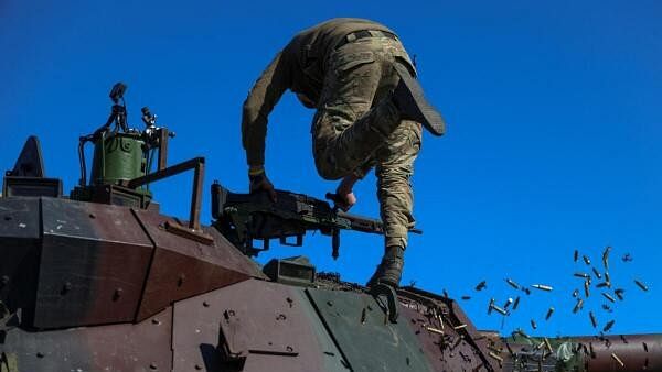 <div class="paragraphs"><p>Ukrainian marines attend military drills in Southern Ukraine.</p></div>