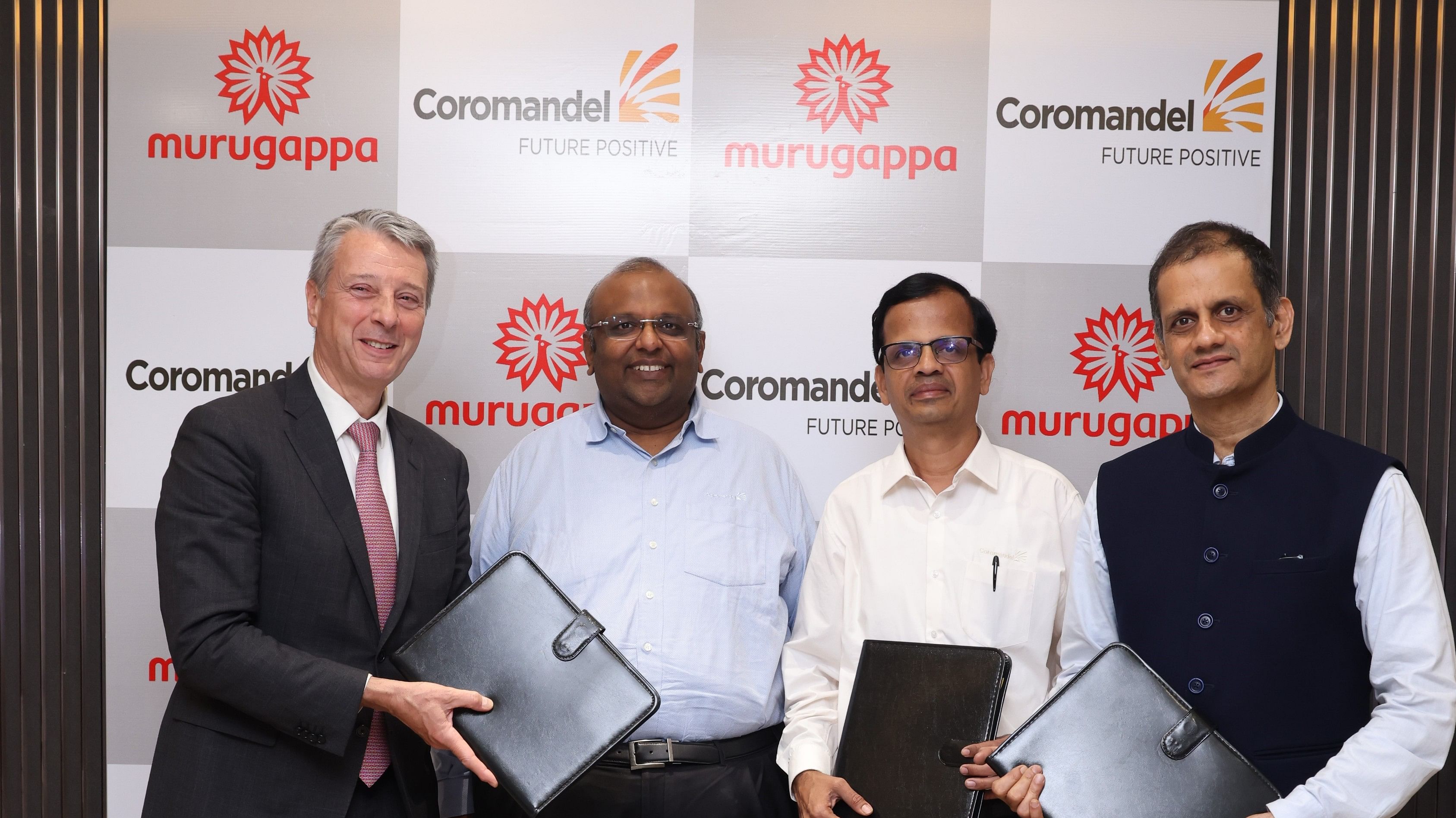 <div class="paragraphs"><p>Key contracts with global technology partners were signed in the presence of Coromandel's Executive Chairman, Arun Alagappan, and&nbsp;Executive Director&nbsp;S Sankarasubramanian</p></div>