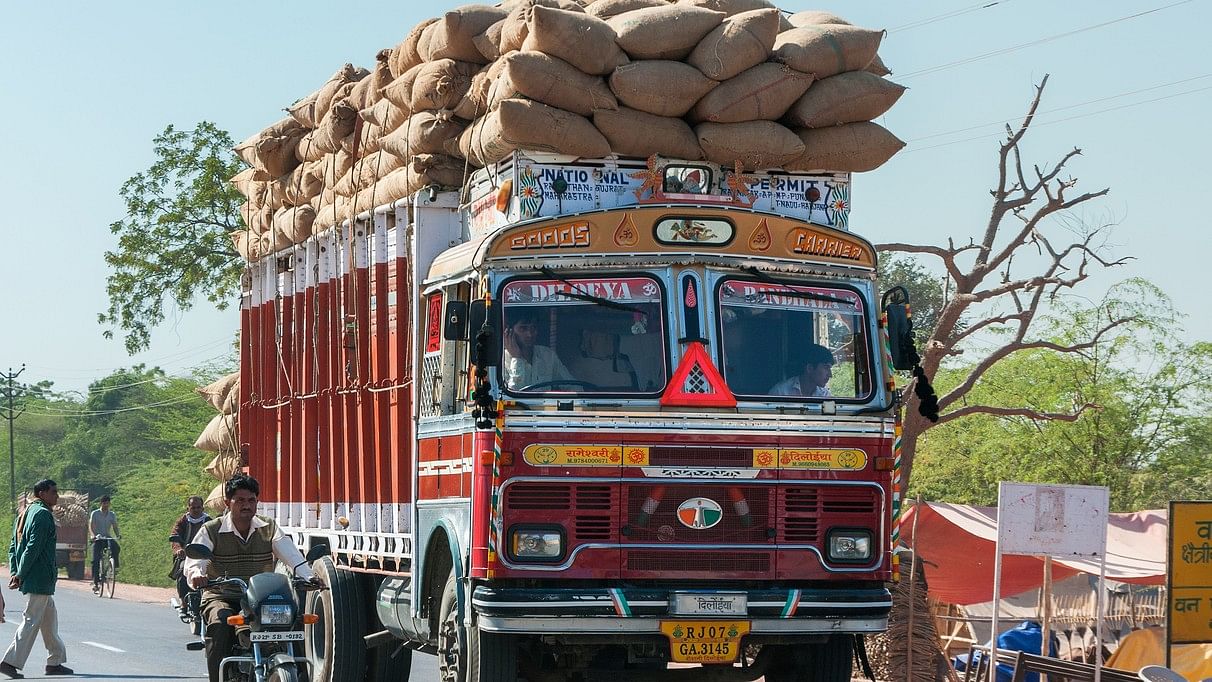 <div class="paragraphs"><p>Representative image of a goods truck</p></div>