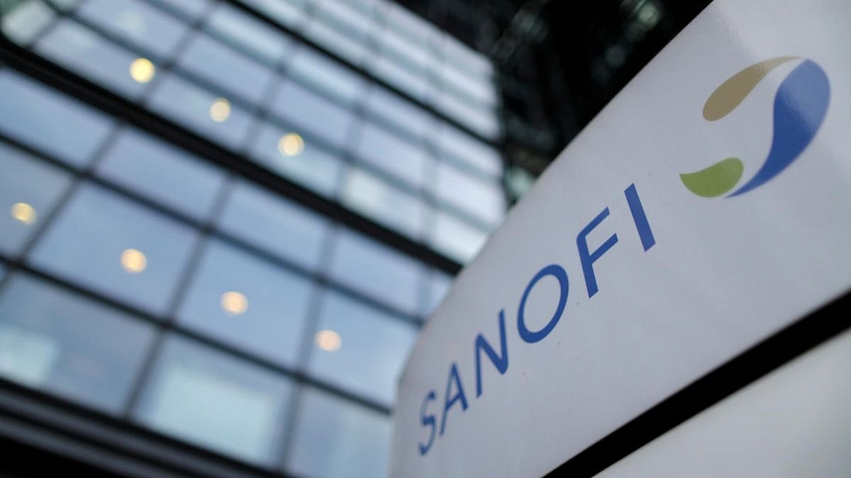 <div class="paragraphs"><p>A Sanofi sign outside the French drugmaker's Paris headquarters.</p></div>