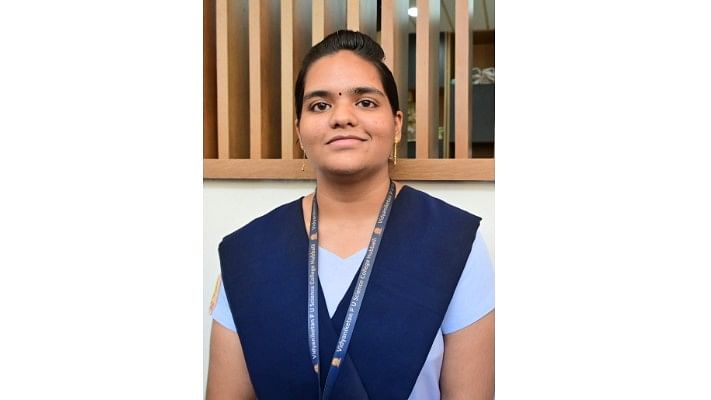 <div class="paragraphs"><p>A Vidyalakshmi,&nbsp;a student at Vidyaniketan PU Science College in Hubballi.</p></div>