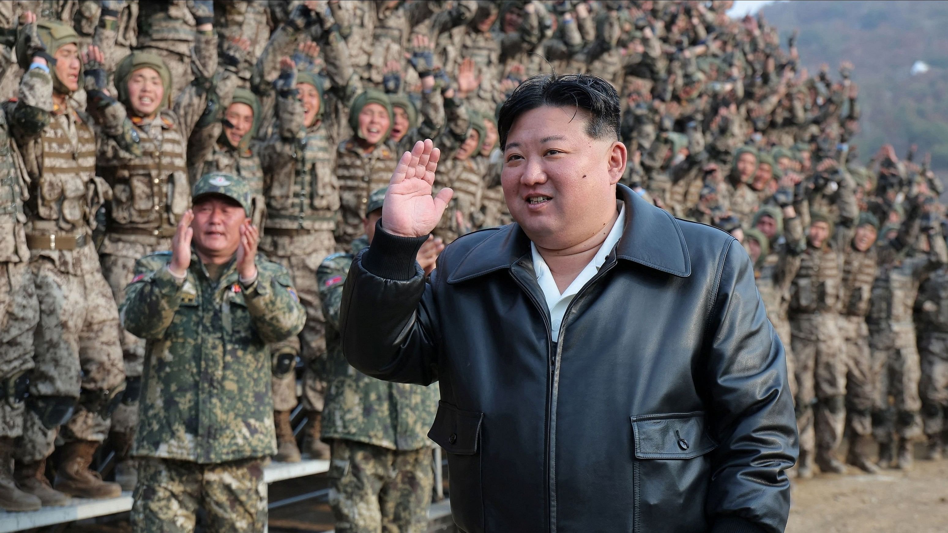 <div class="paragraphs"><p>North Korean leader Kim Jong Un attends a military demonstration in North Korea, in this picture released on March 16, 2024 by the Korean Central News Agency. </p></div>