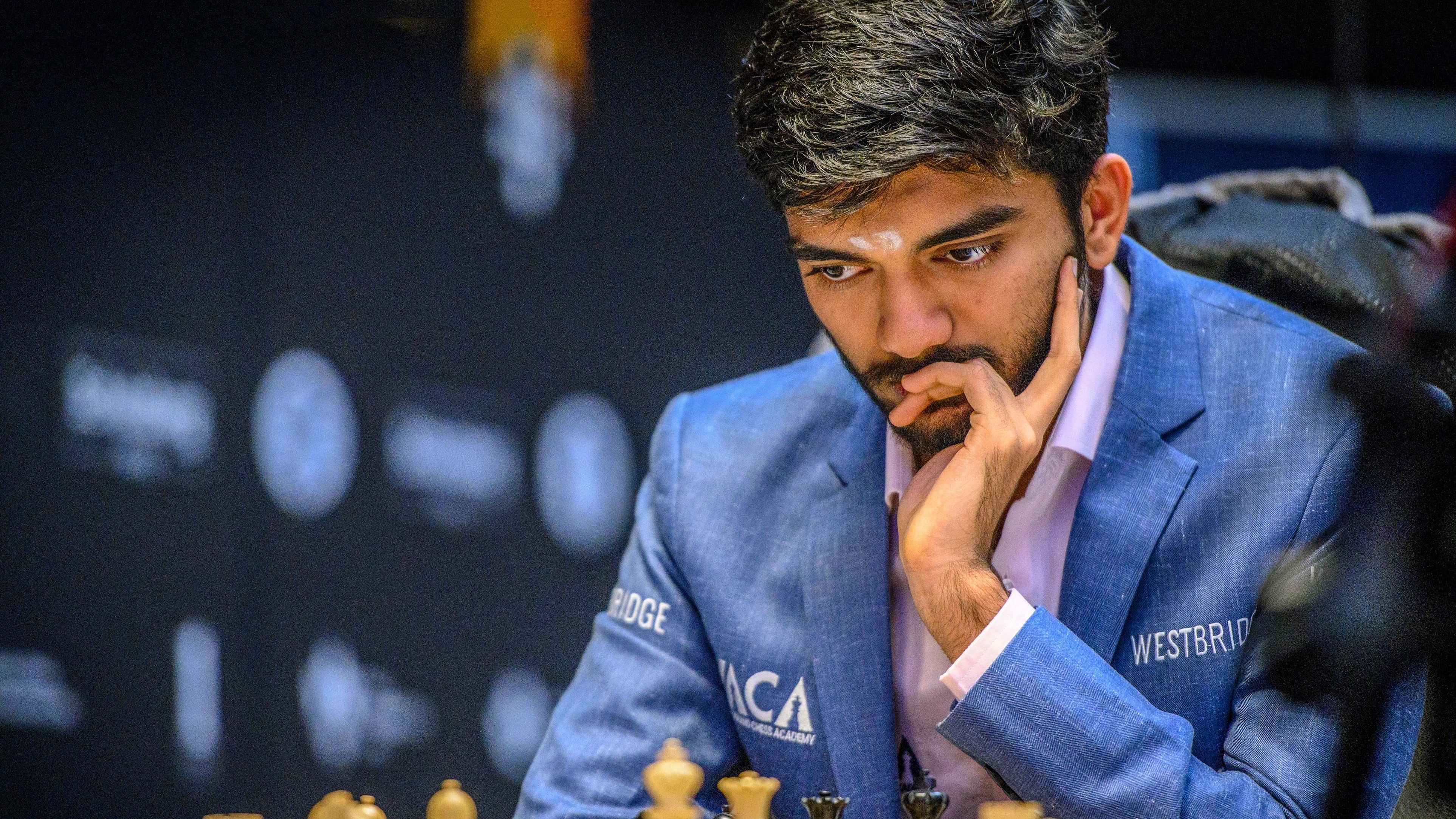 <div class="paragraphs"><p>GM D Gukesh during his round 10 match against Russian GM Ian Nepomniachtchi (playing under FIDE flag) at the FIDE Candidates 2024 chess tournament, in Toronto, Canada.</p></div>