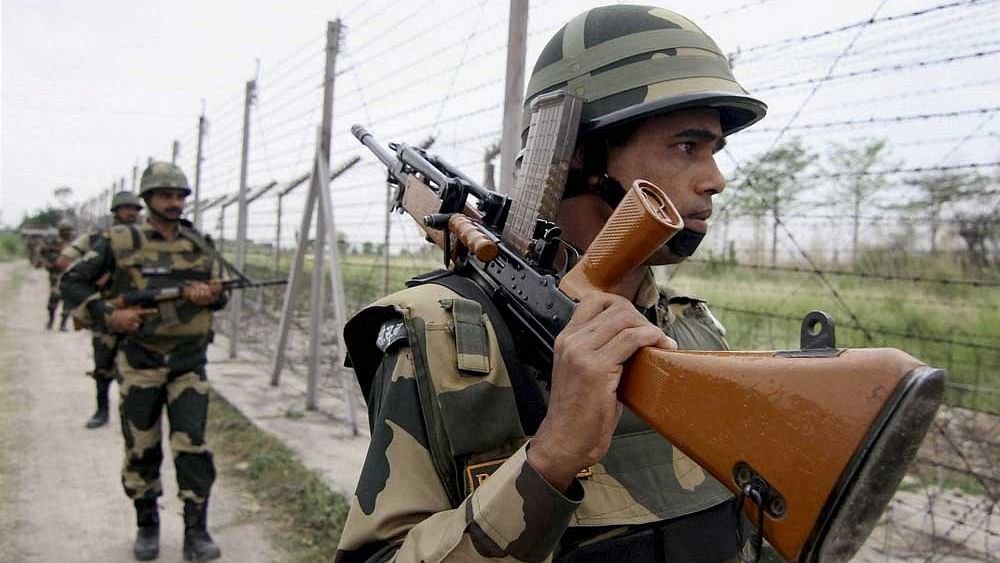 <div class="paragraphs"><p>Indian soldiers wearing bulletproof jackets.</p></div>